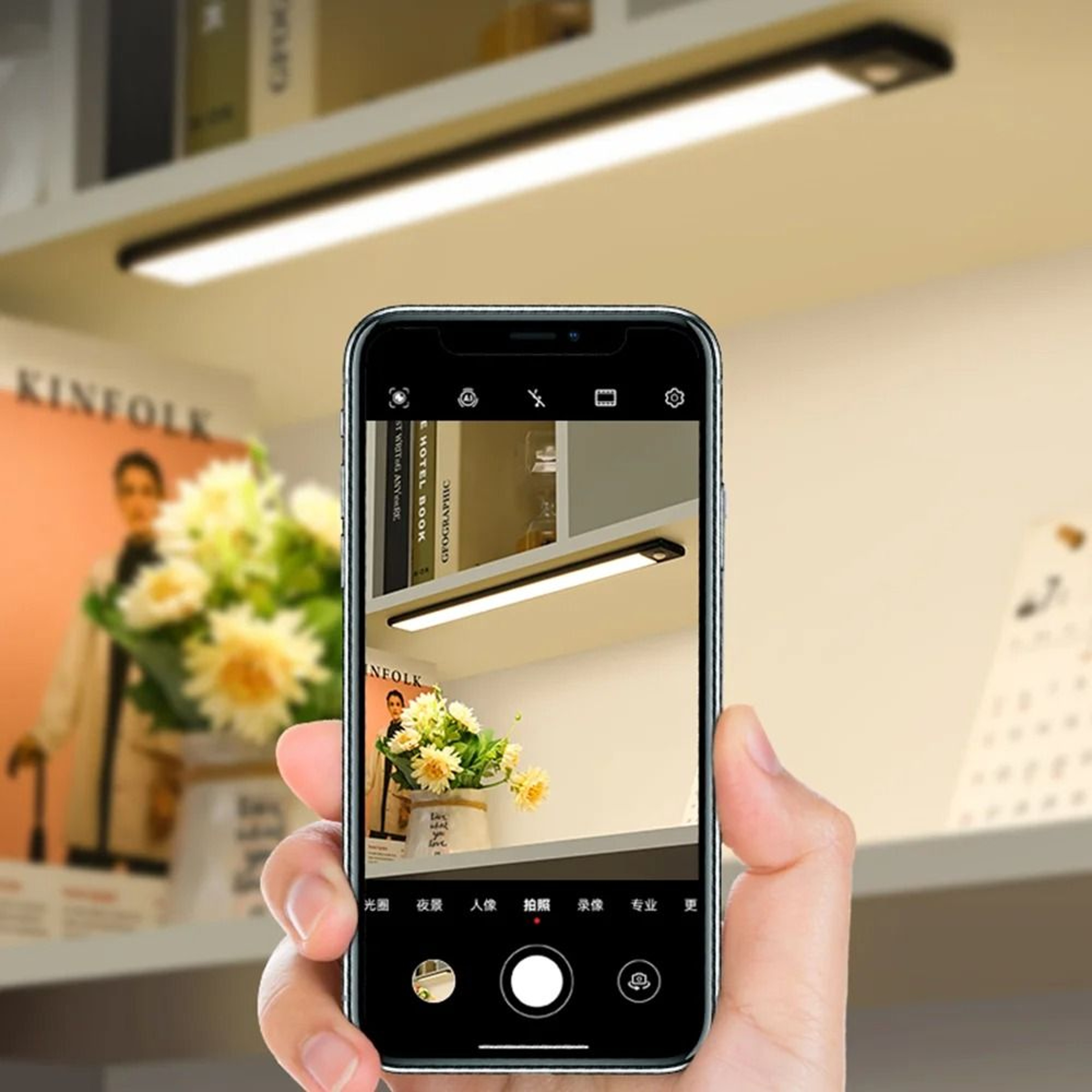 LumiSense USB Rechargeable Motion Sensor LED Cabinet Light 2