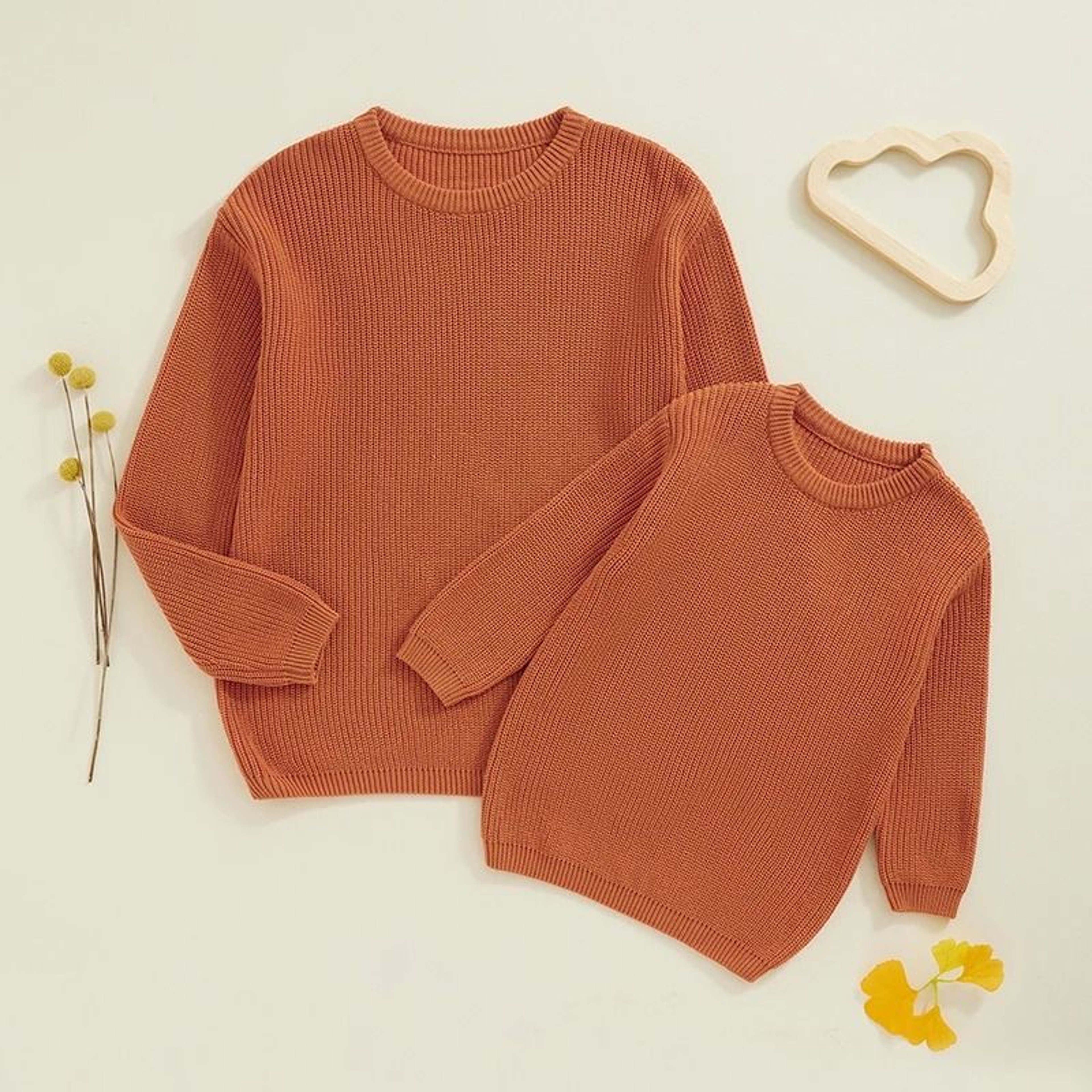 CozyBond Mommy And Me Matching Knit Sweaters 1
