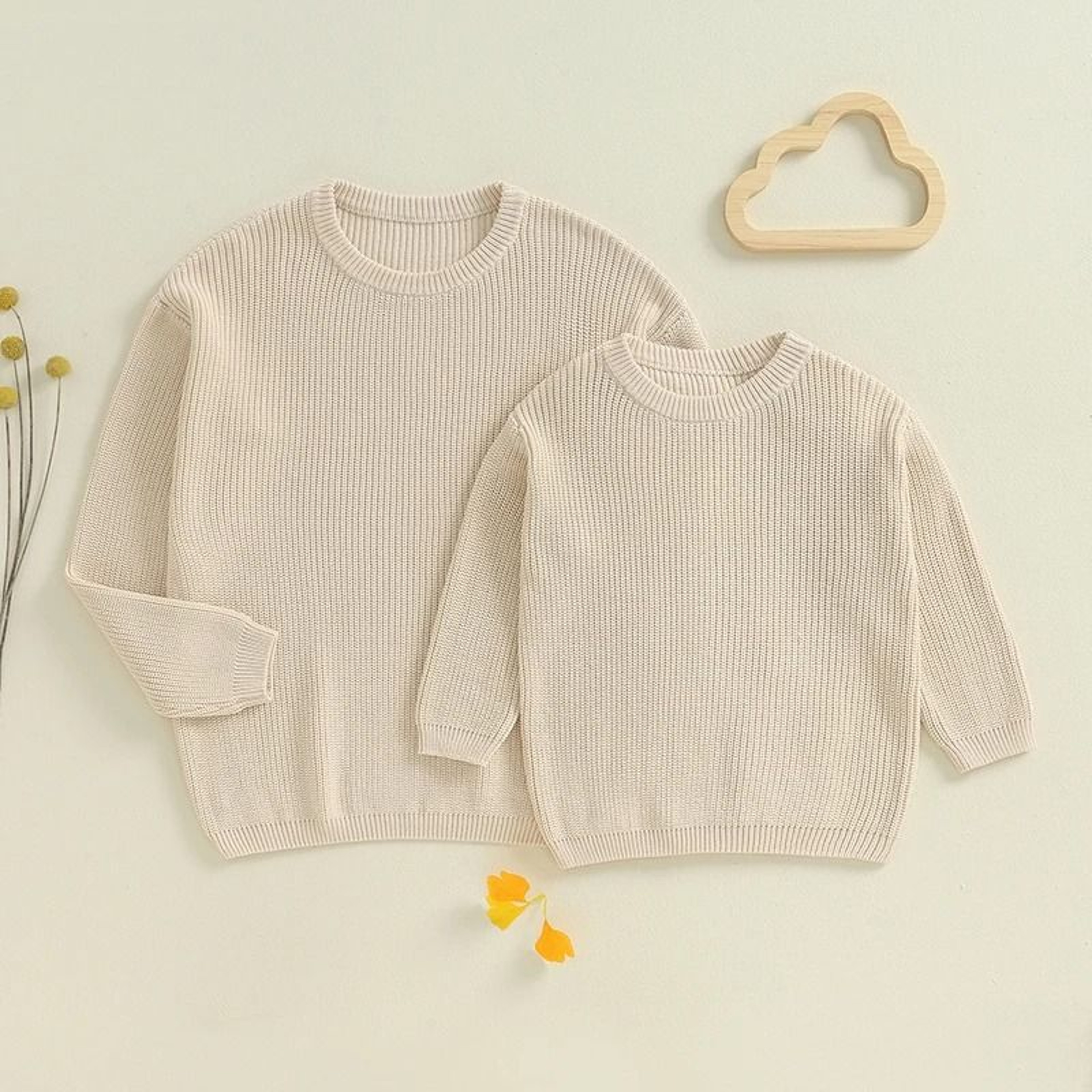 CozyBond Mommy And Me Matching Knit Sweaters 6