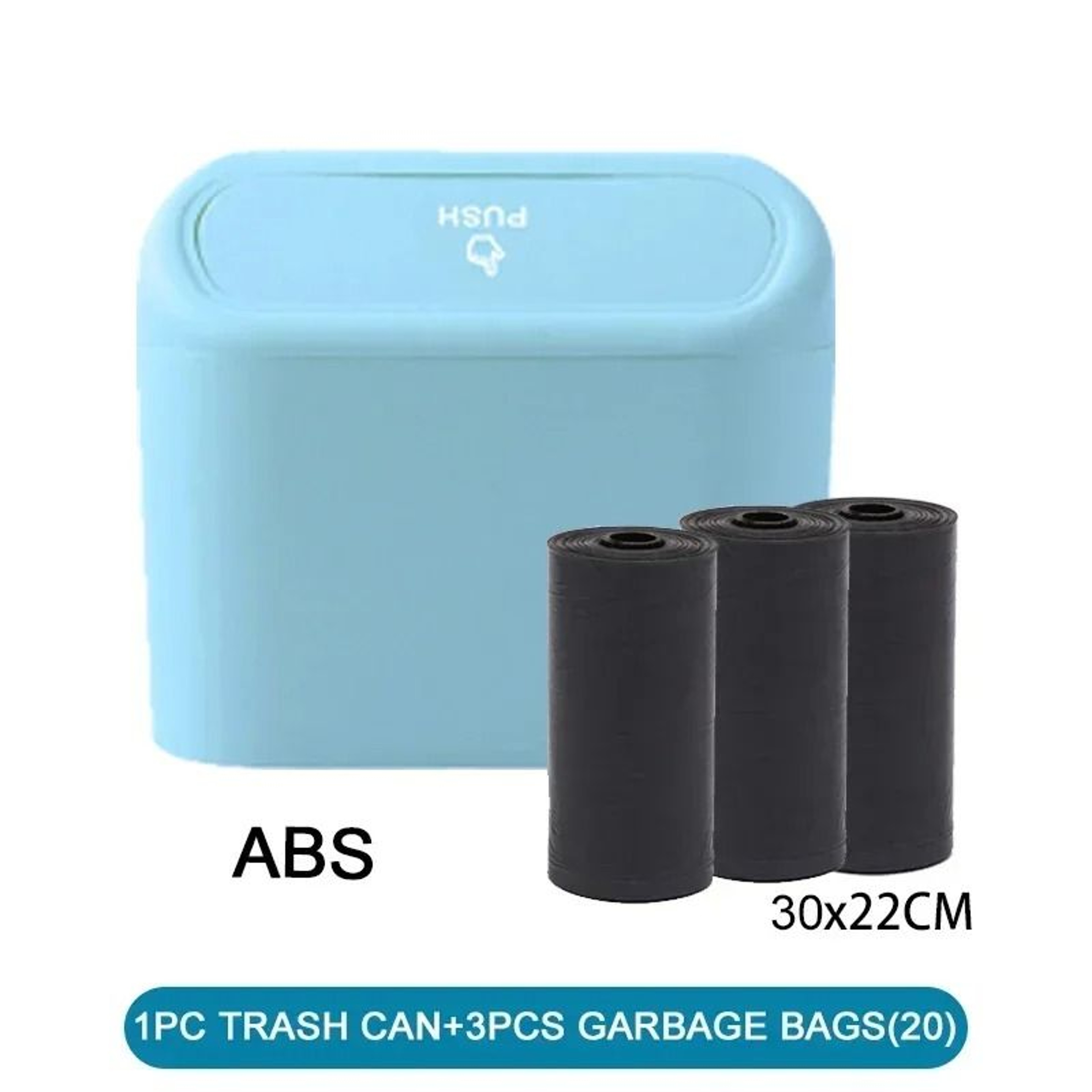TidyVault Mini Leakproof Car Trash Bin With Lid 11