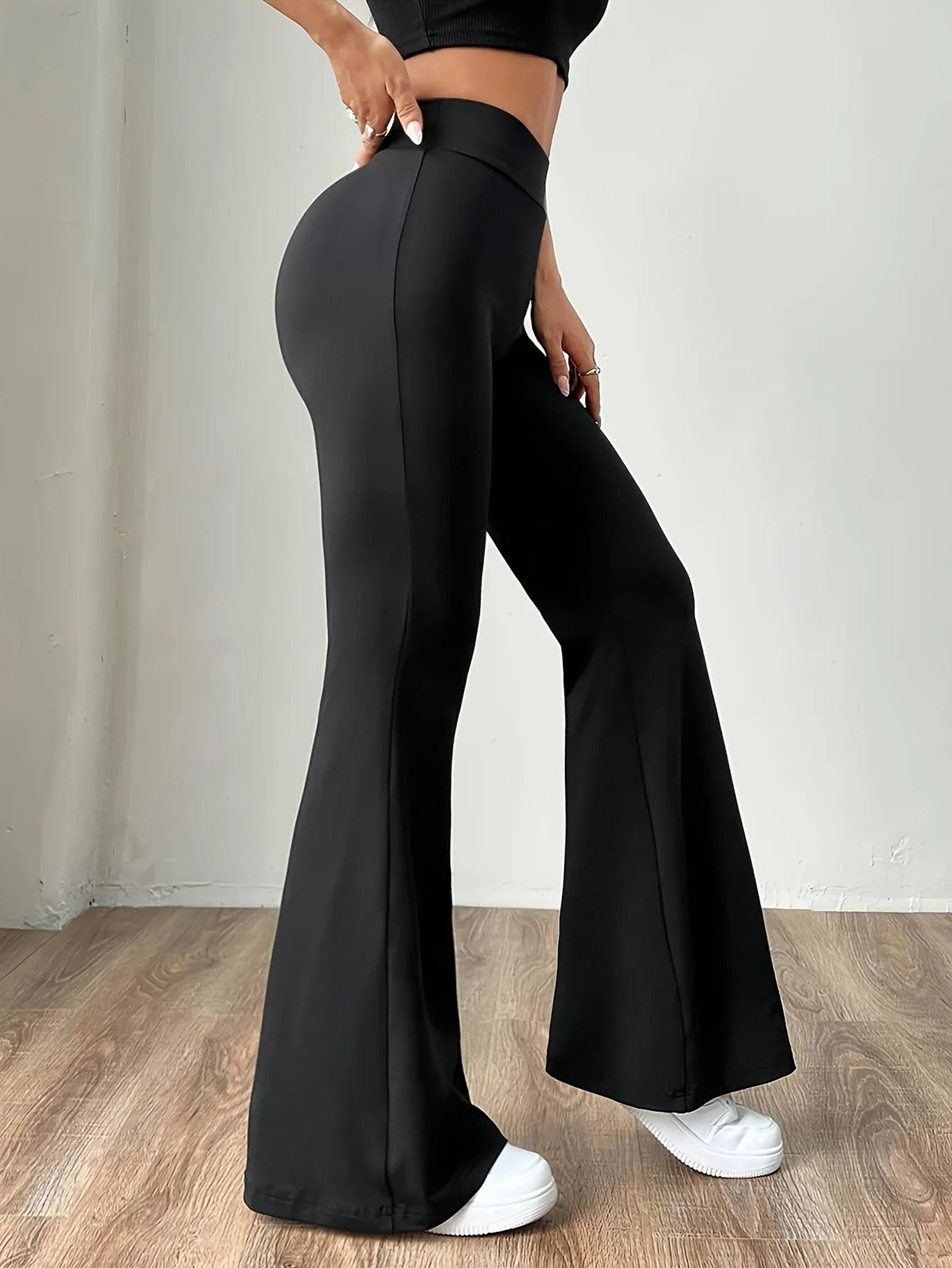 CurveEase High Waist Tummy Control Flare Pants 3