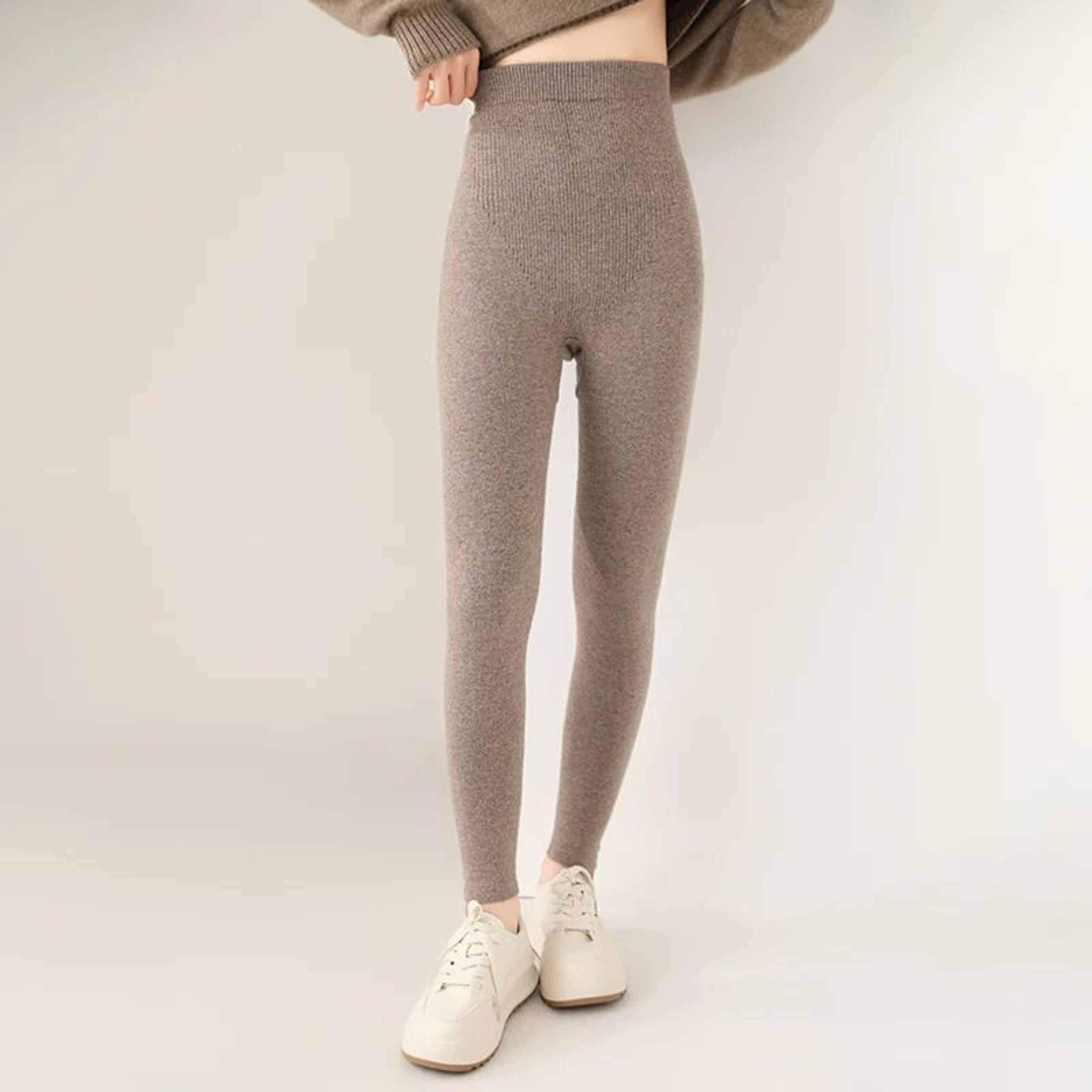 WoolHaven Australian Wool Knit Thermal Leggings 1