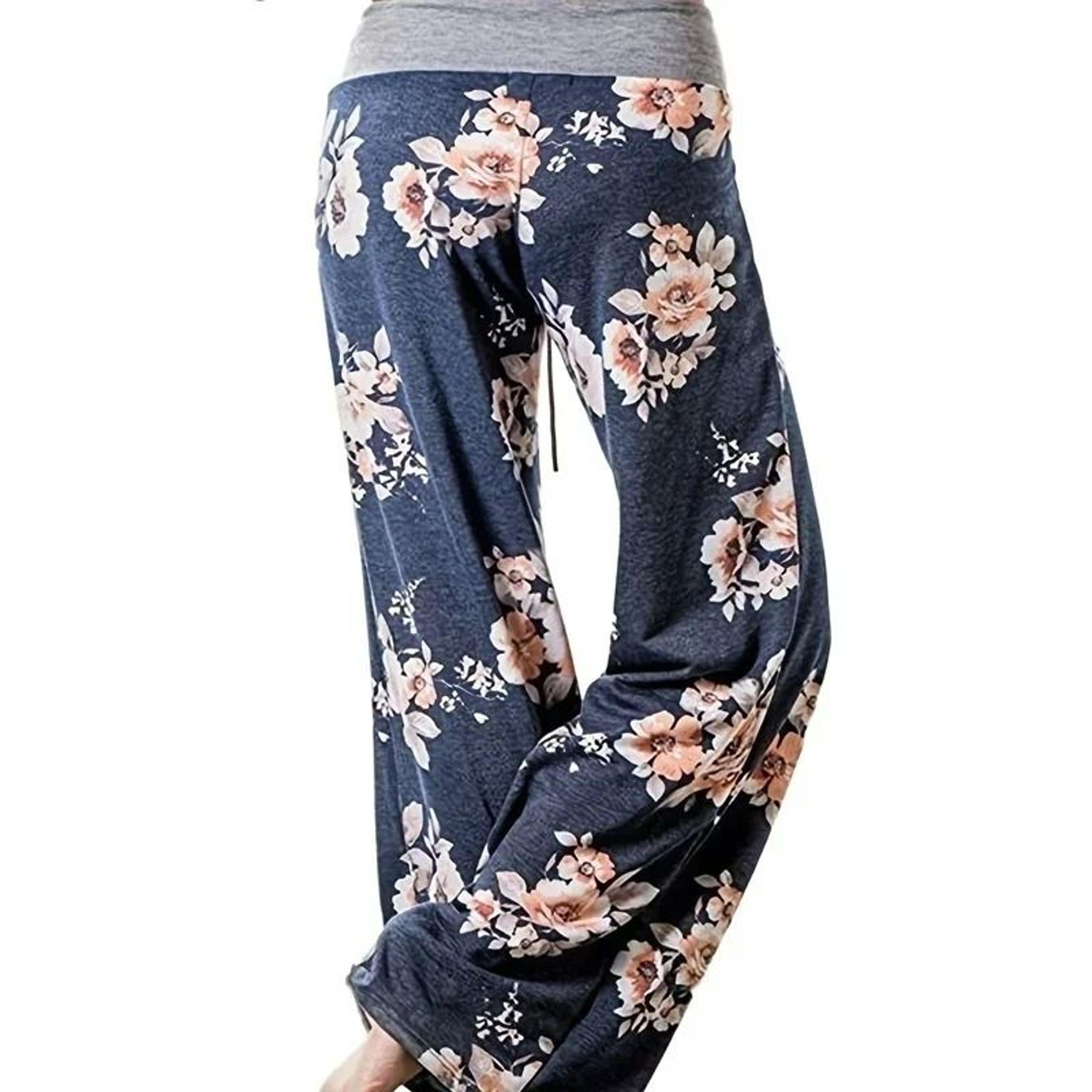 FlowMuse Plus Size Printed Wide Leg Pants 10