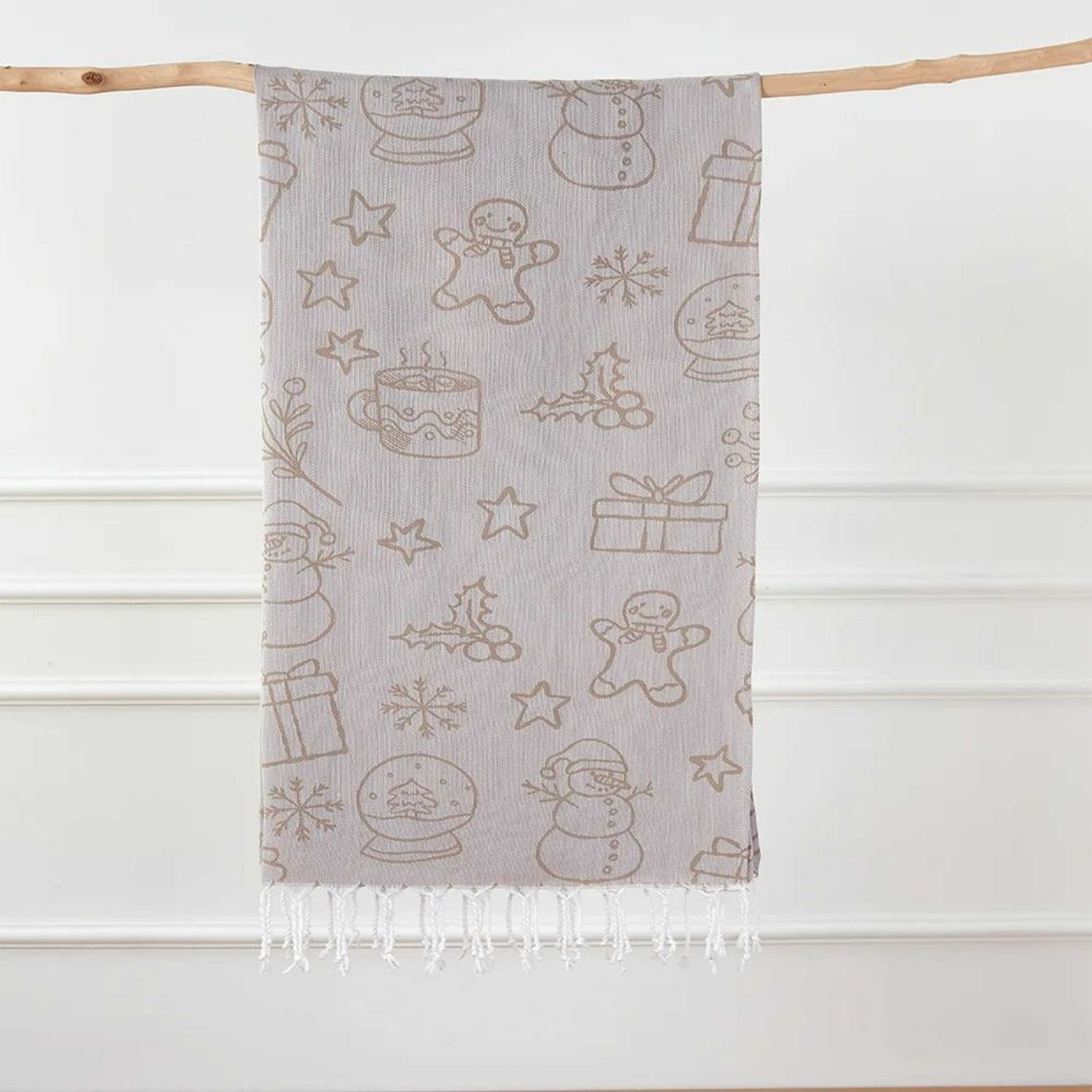 CherryBliss Turkish Fringed Beach Towel 14