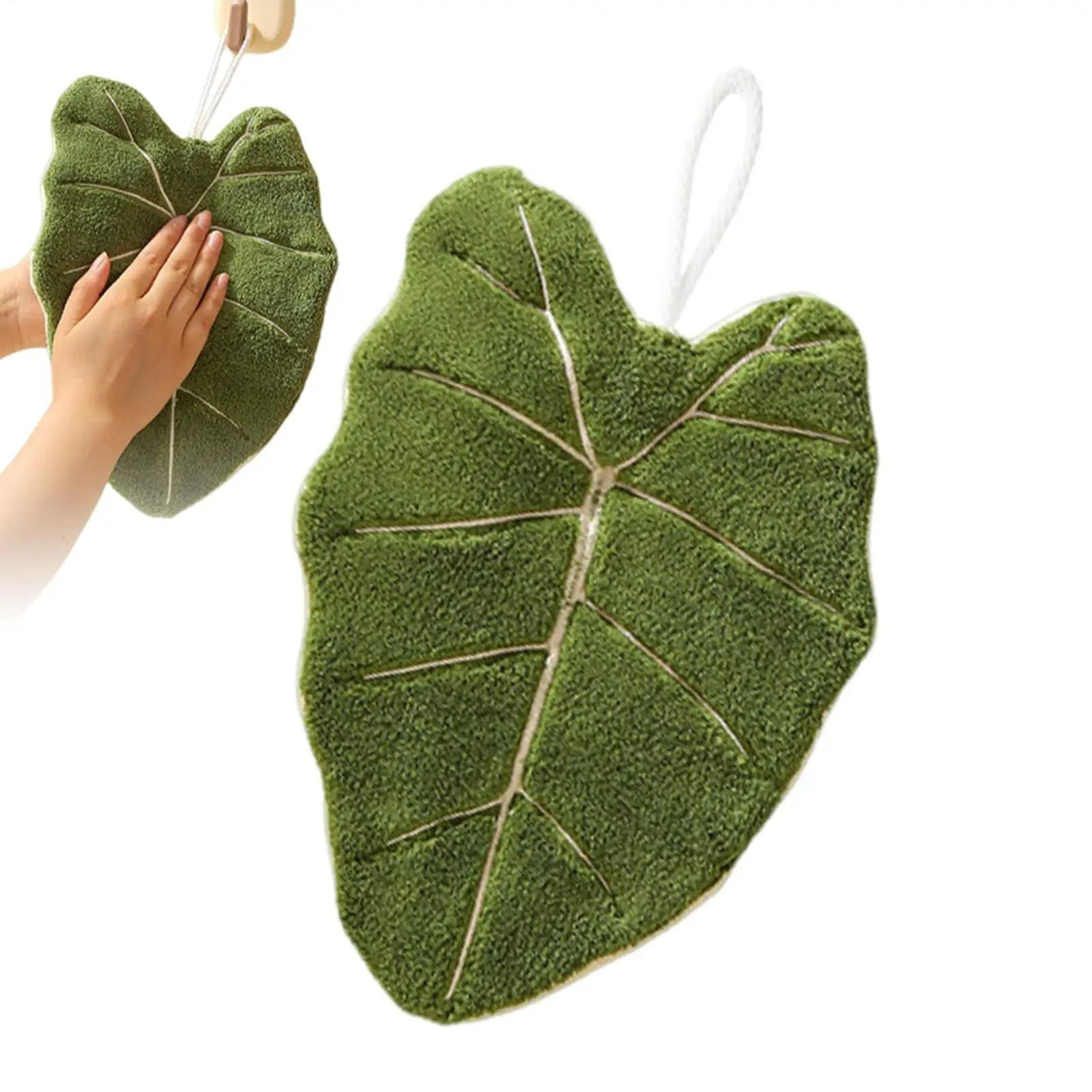 LeafLuxe Absorbent Hanging Hand Towel 1