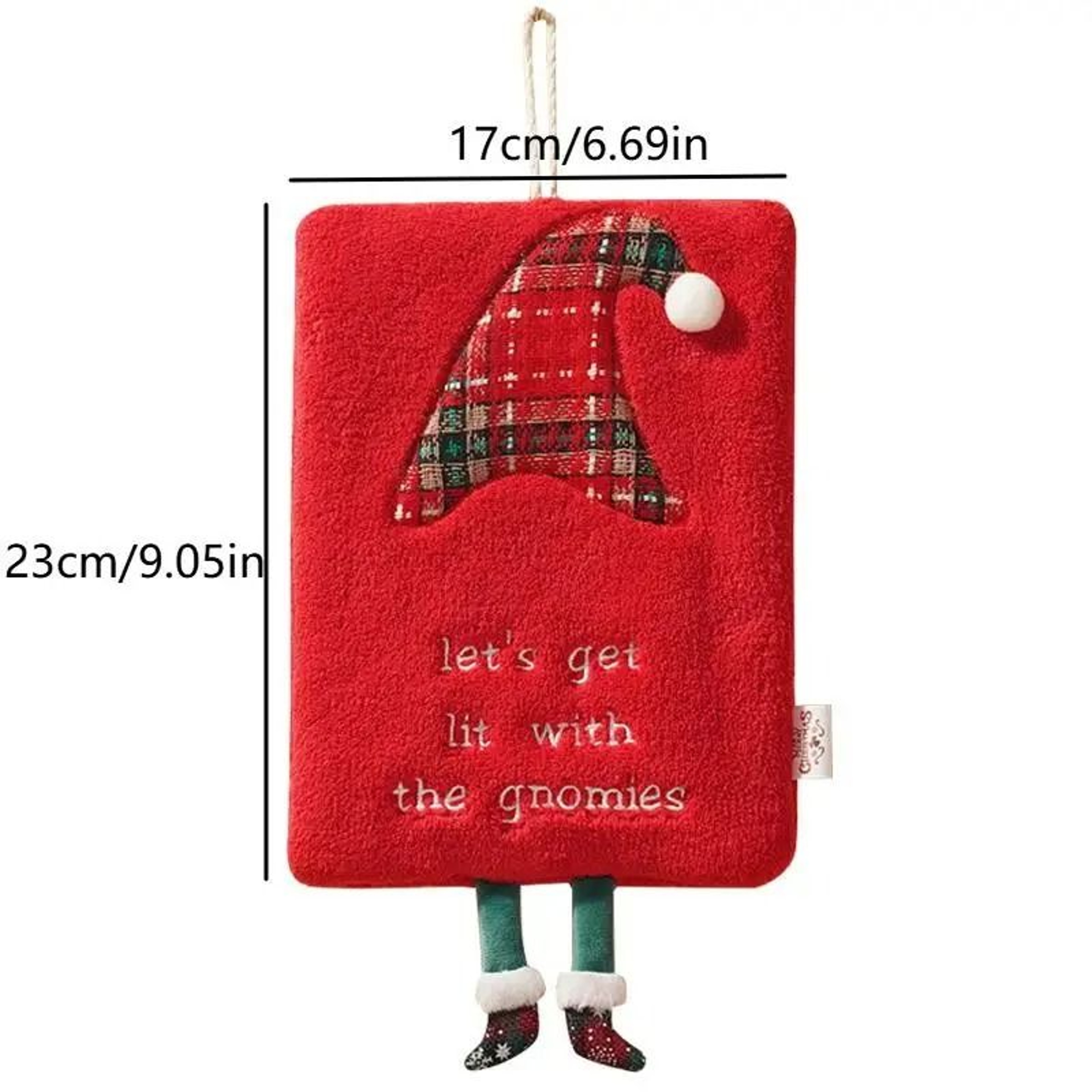 MerrySnug Christmas Coral Fleece Hand Towel 0