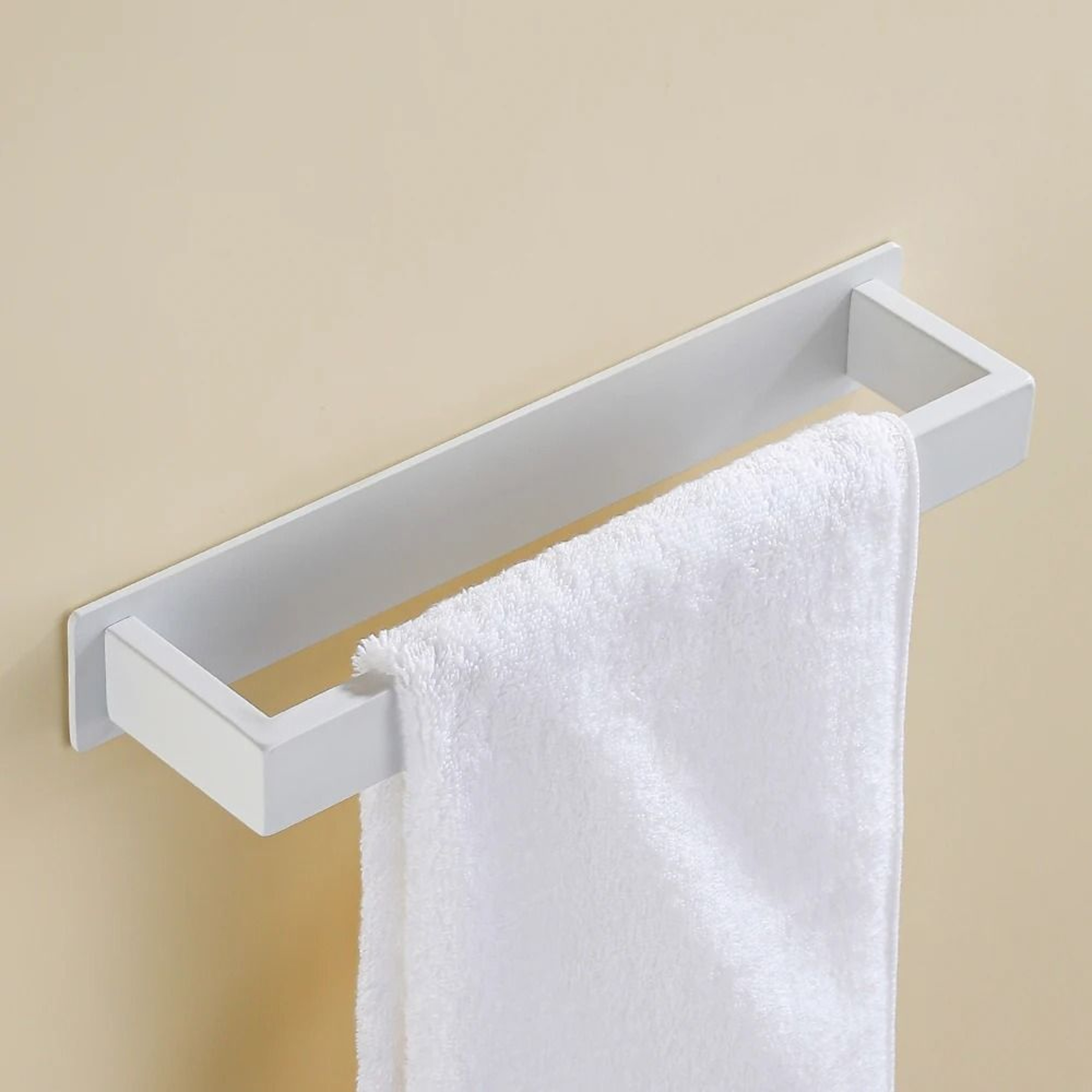 PureMount Stainless Steel Adhesive Towel Bar 1