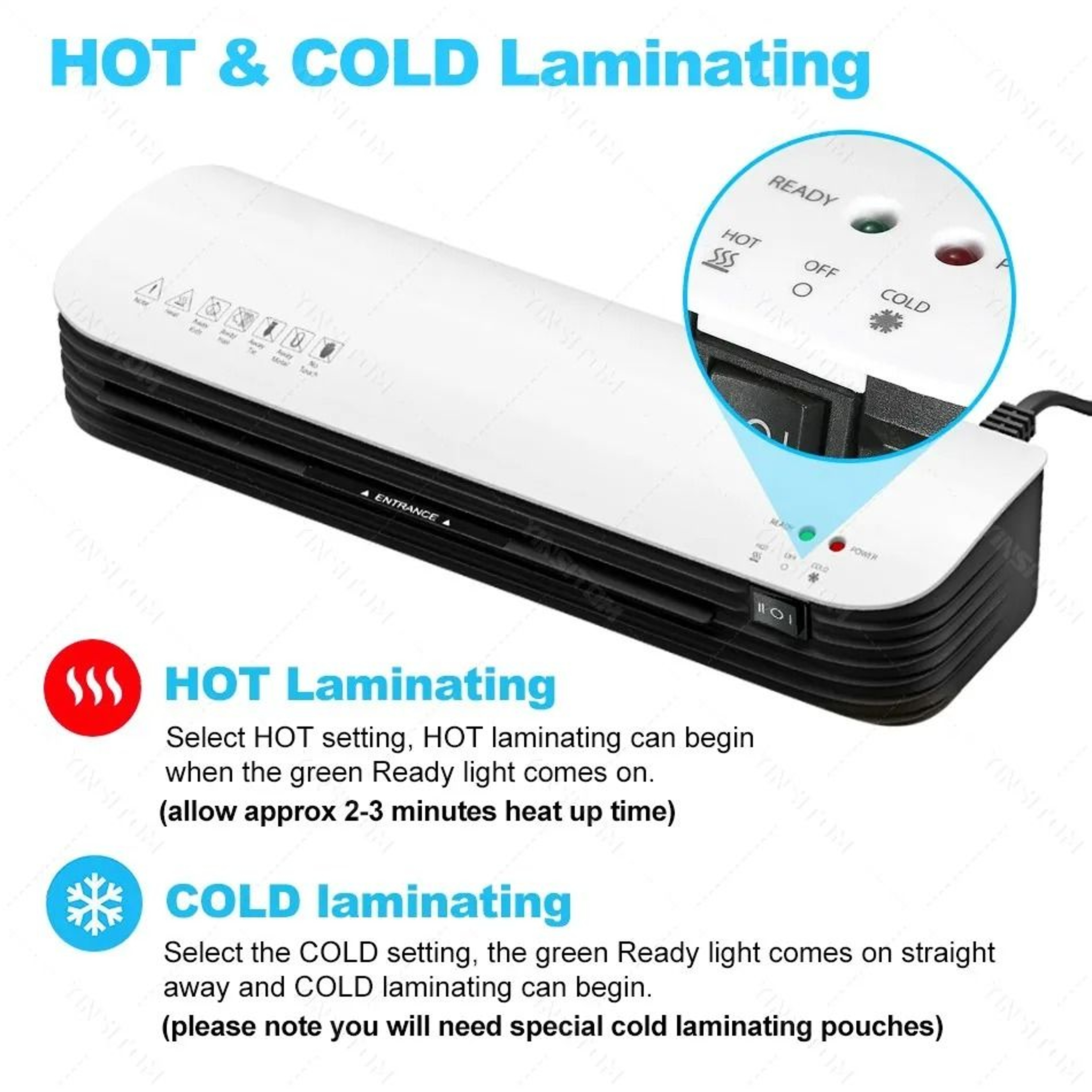 LamiPro A4 Hot Cold Laminator 4