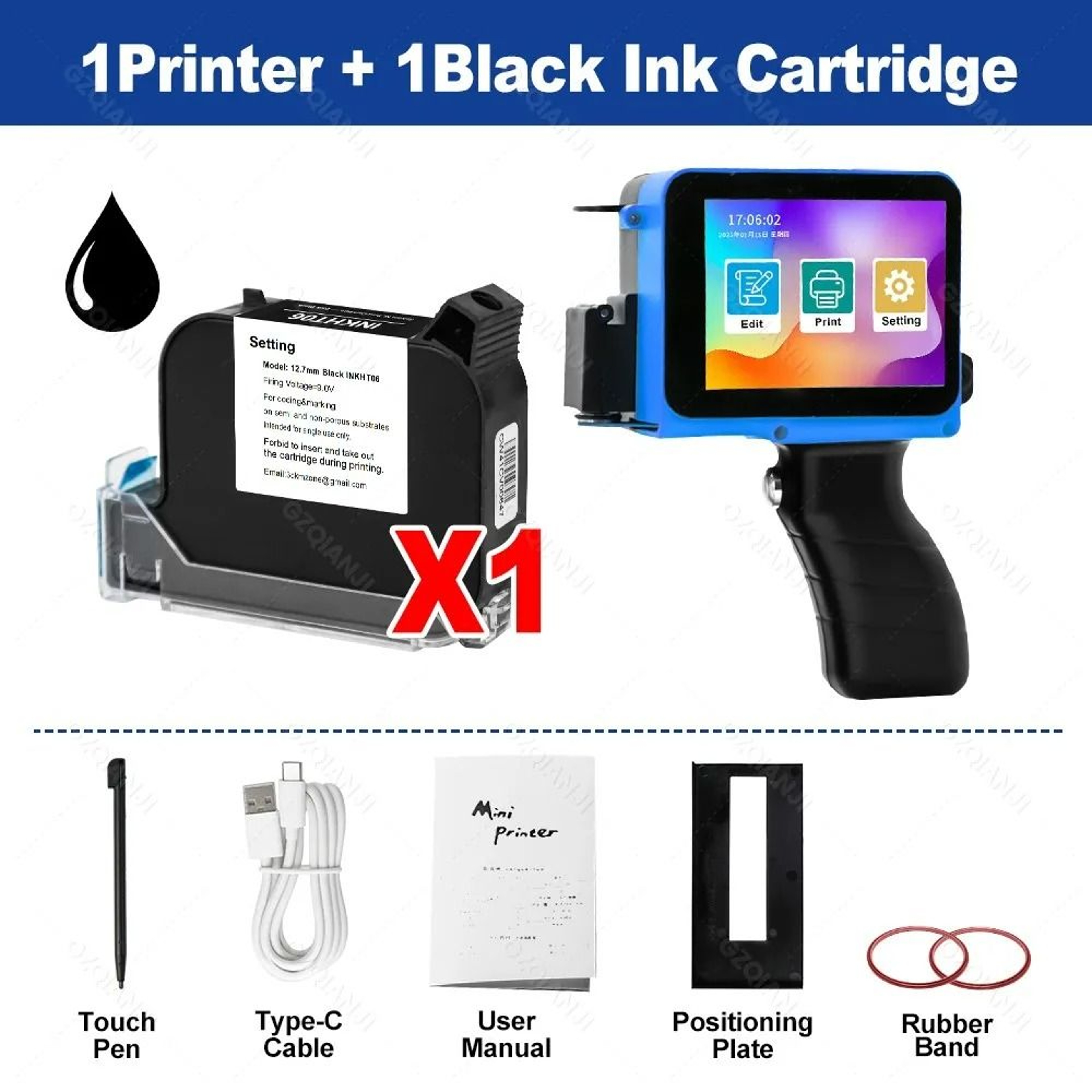 CodeJet Mini Handheld Inkjet Printer 8