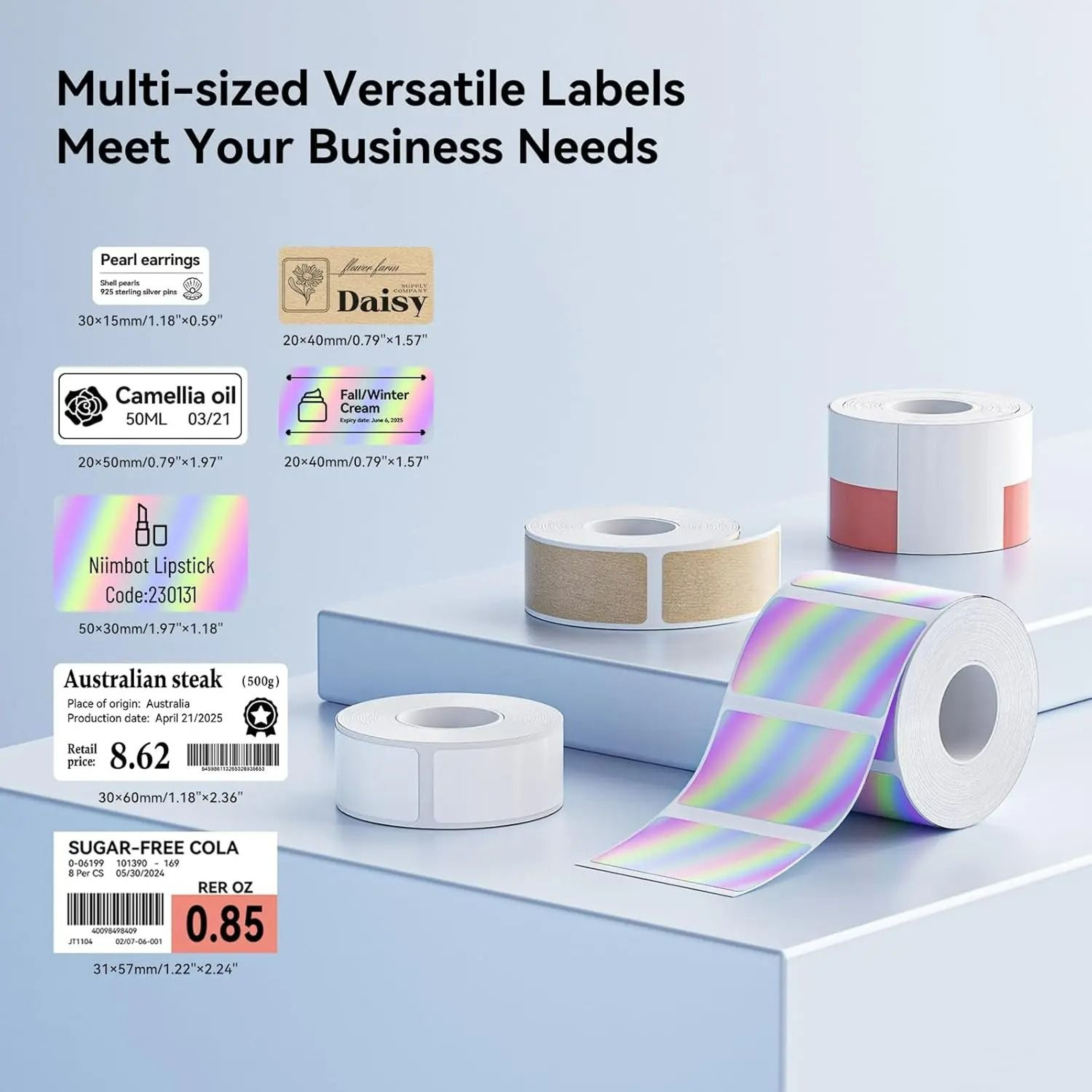 PrintGuard NIIMBOT Thermal Transfer Label Rolls 3
