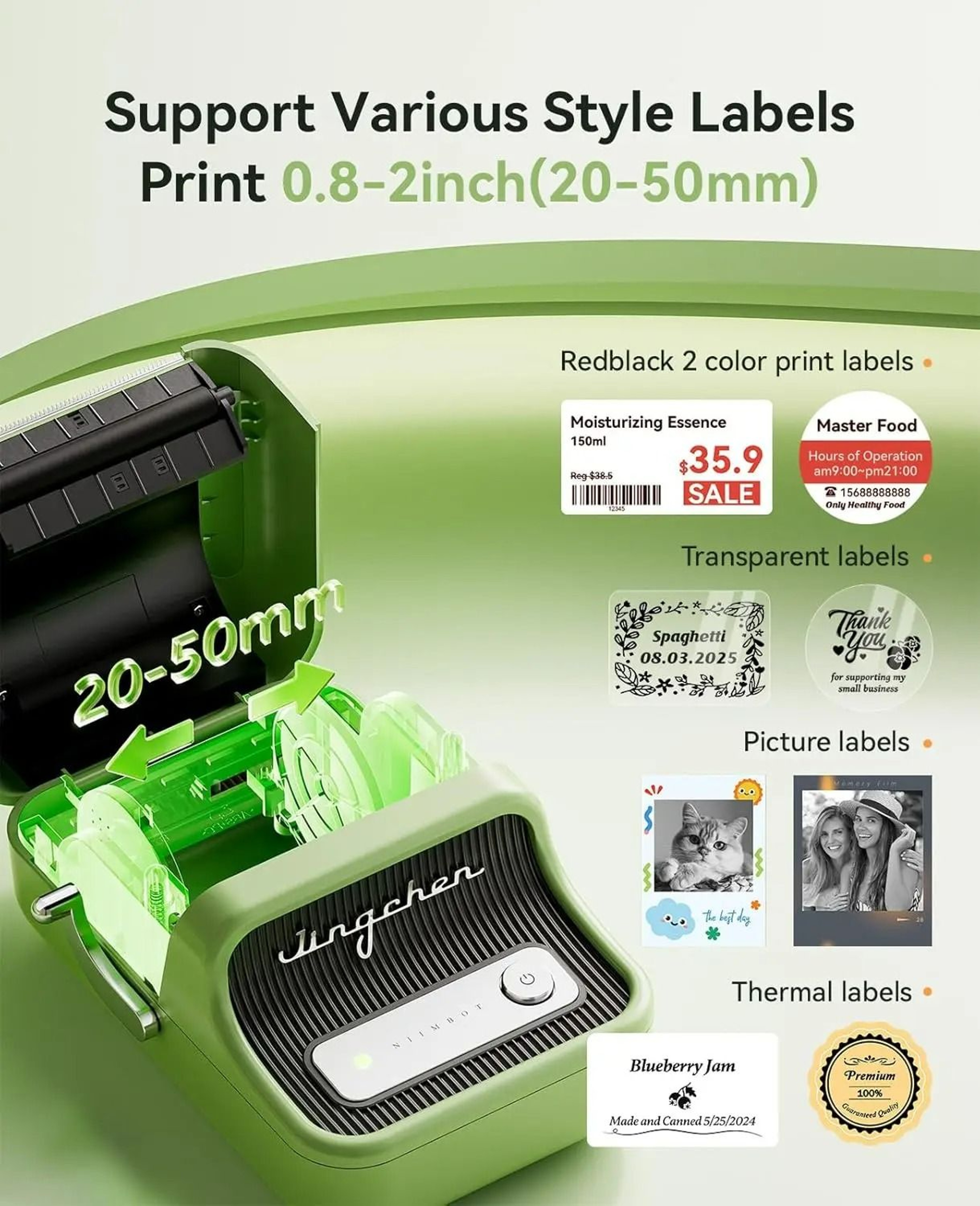 LabelCraft NIIMBOT Bluetooth Thermal Printer 3