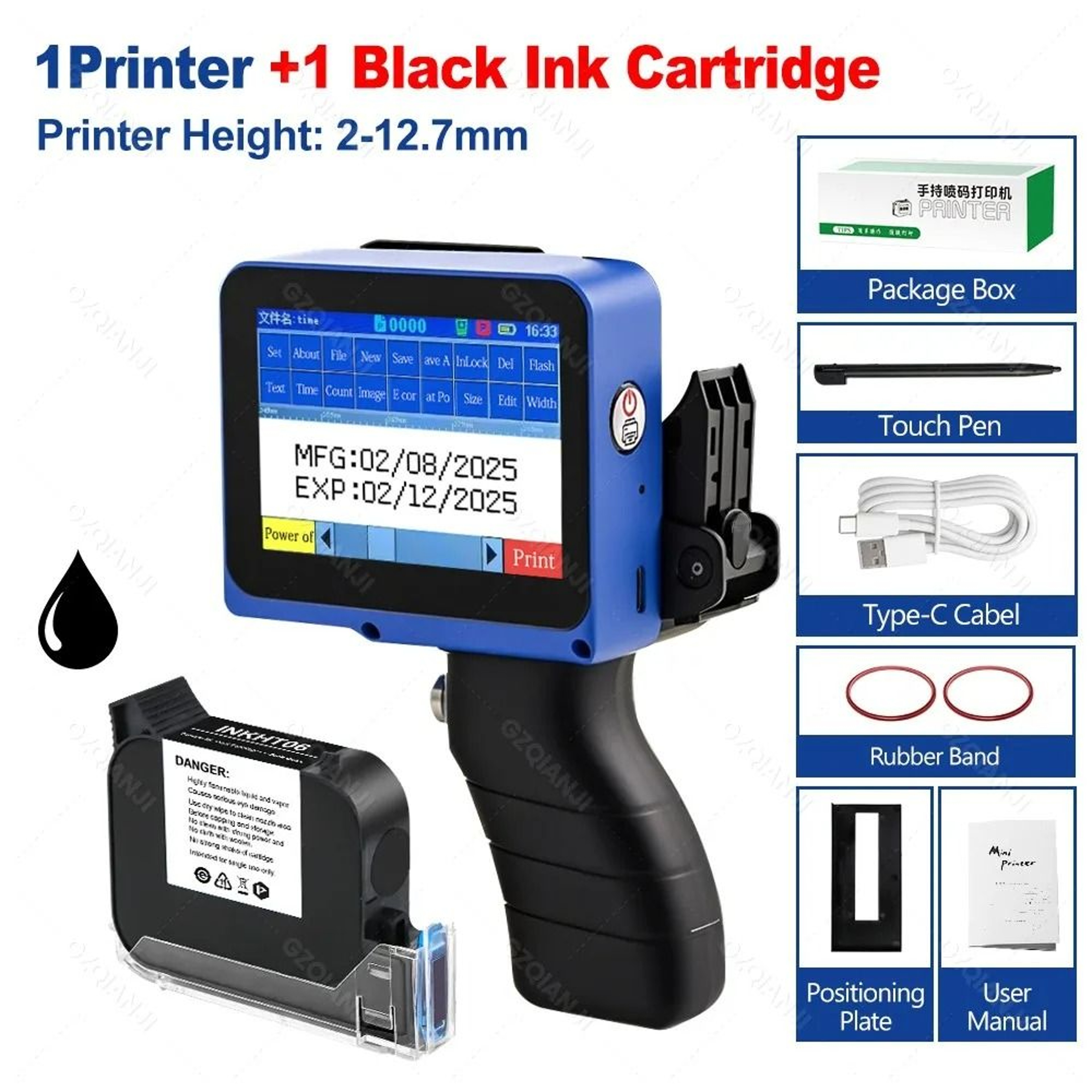 CodeMark Handheld Inkjet Coding Printer 8