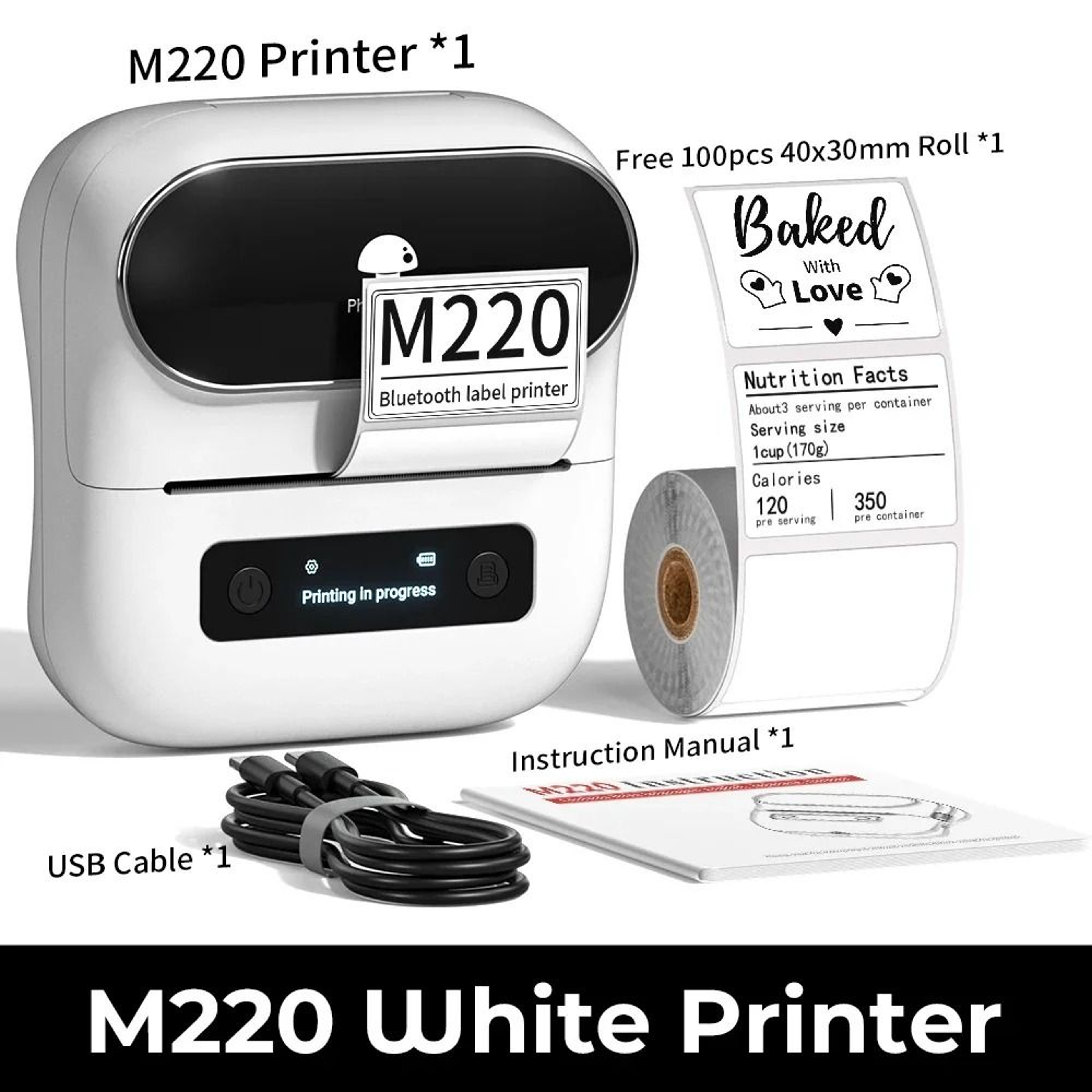 Zodzi M220 Smart Thermal Label Printer 8