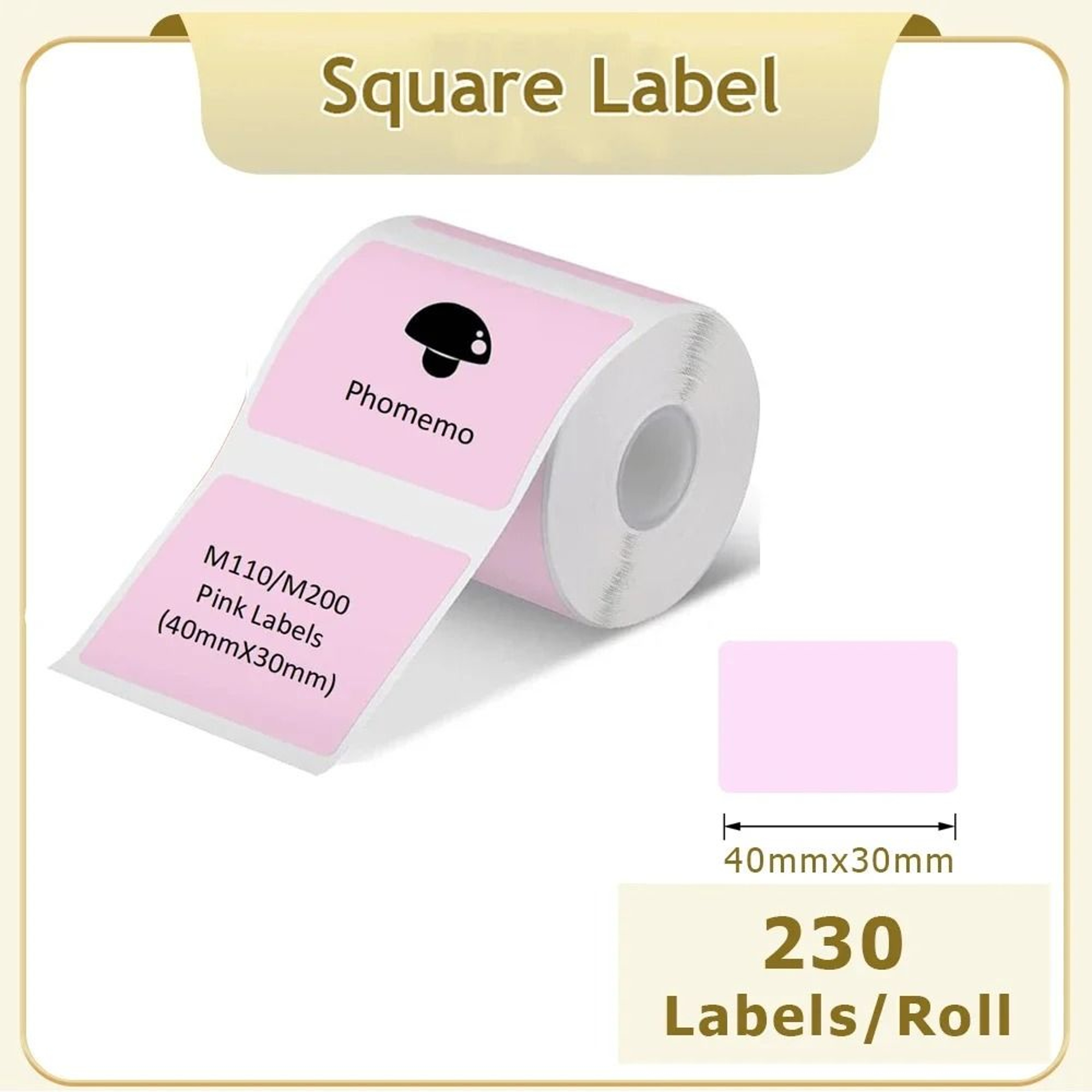 Phomemo Round SelfAdhesive Thermal Labels For Custom Printing 10