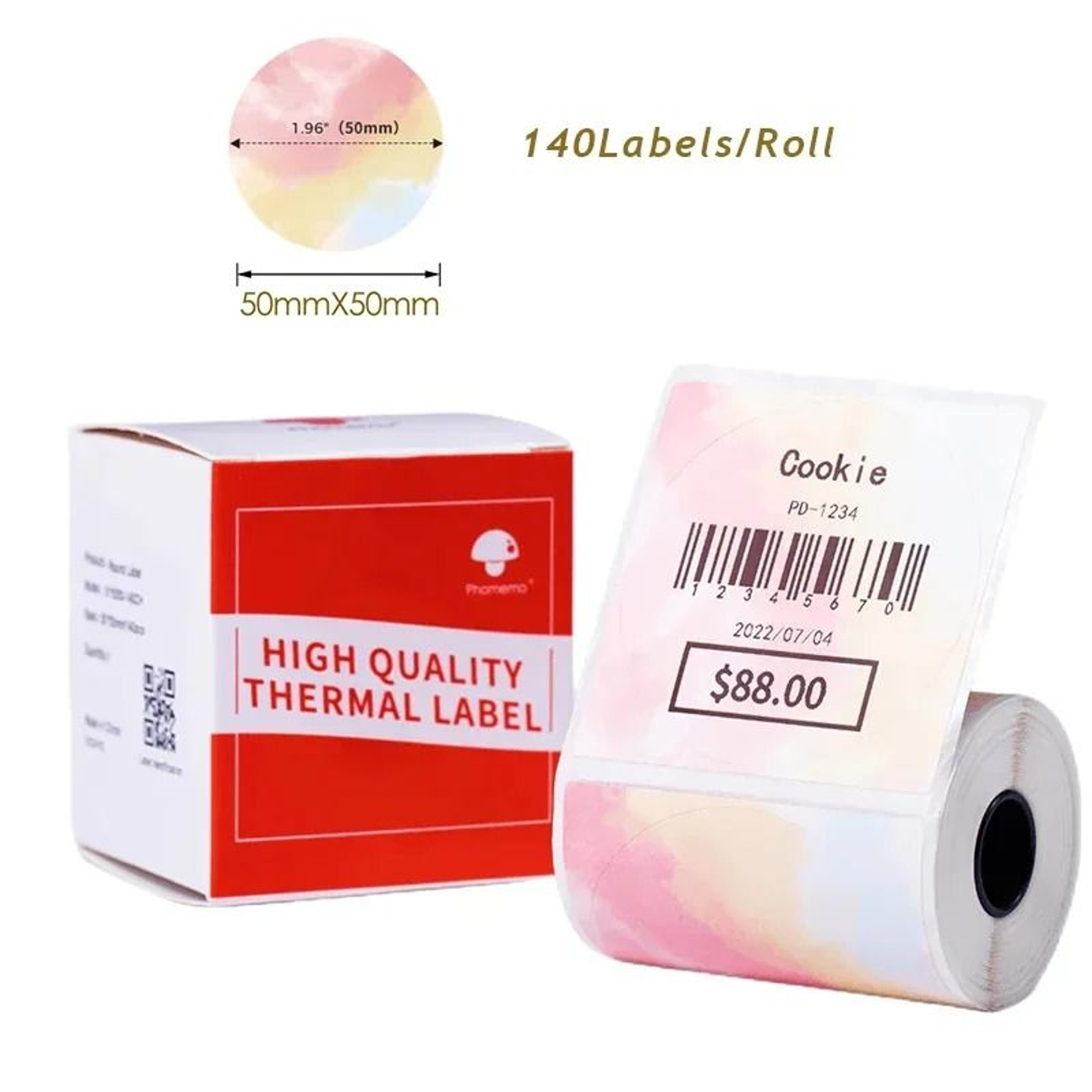 Phomemo Round SelfAdhesive Thermal Labels For Custom Printing 22