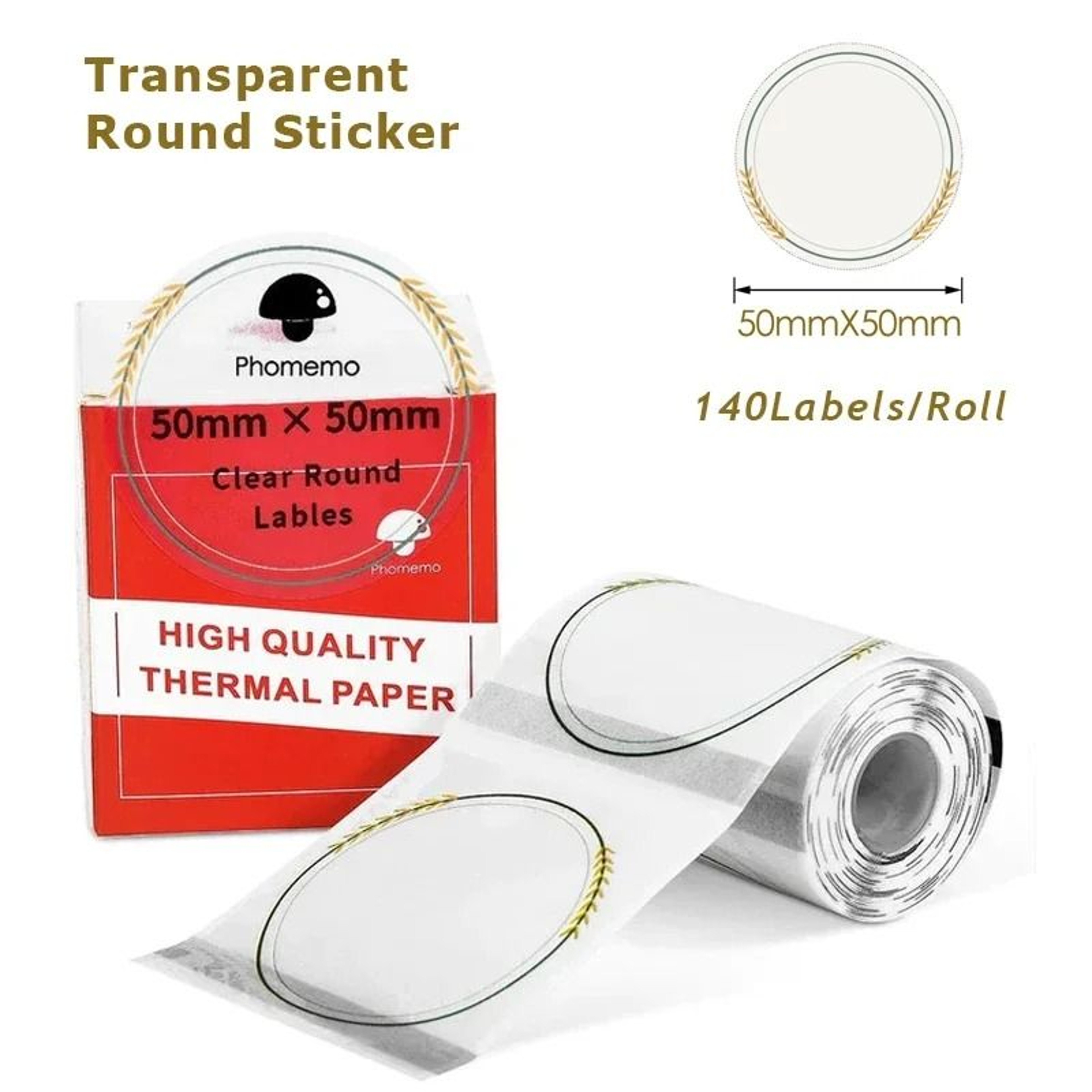 Phomemo Round SelfAdhesive Thermal Labels For Custom Printing 27