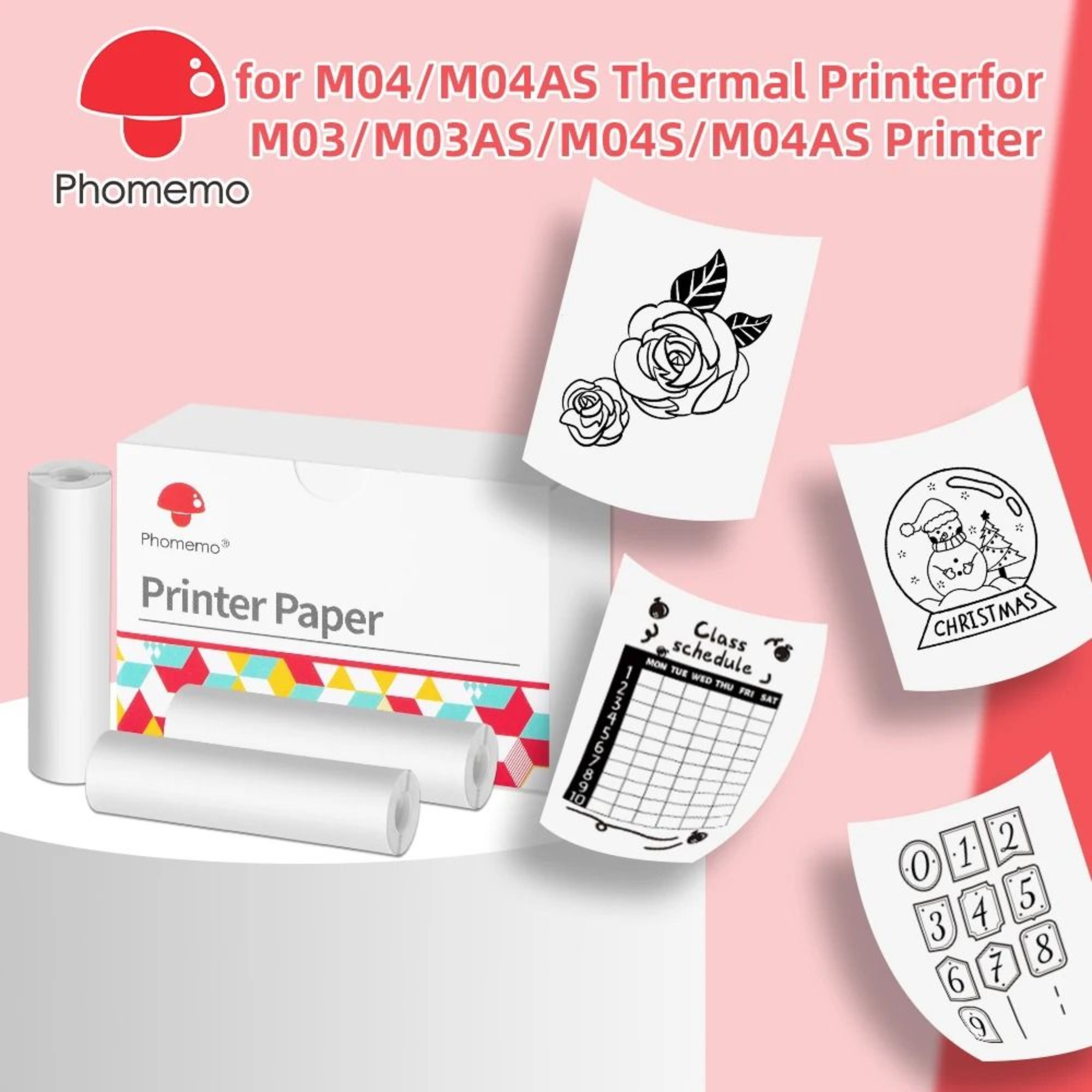 Phomemo Mini Thermal Photo And Adhesive Sticker Paper 0