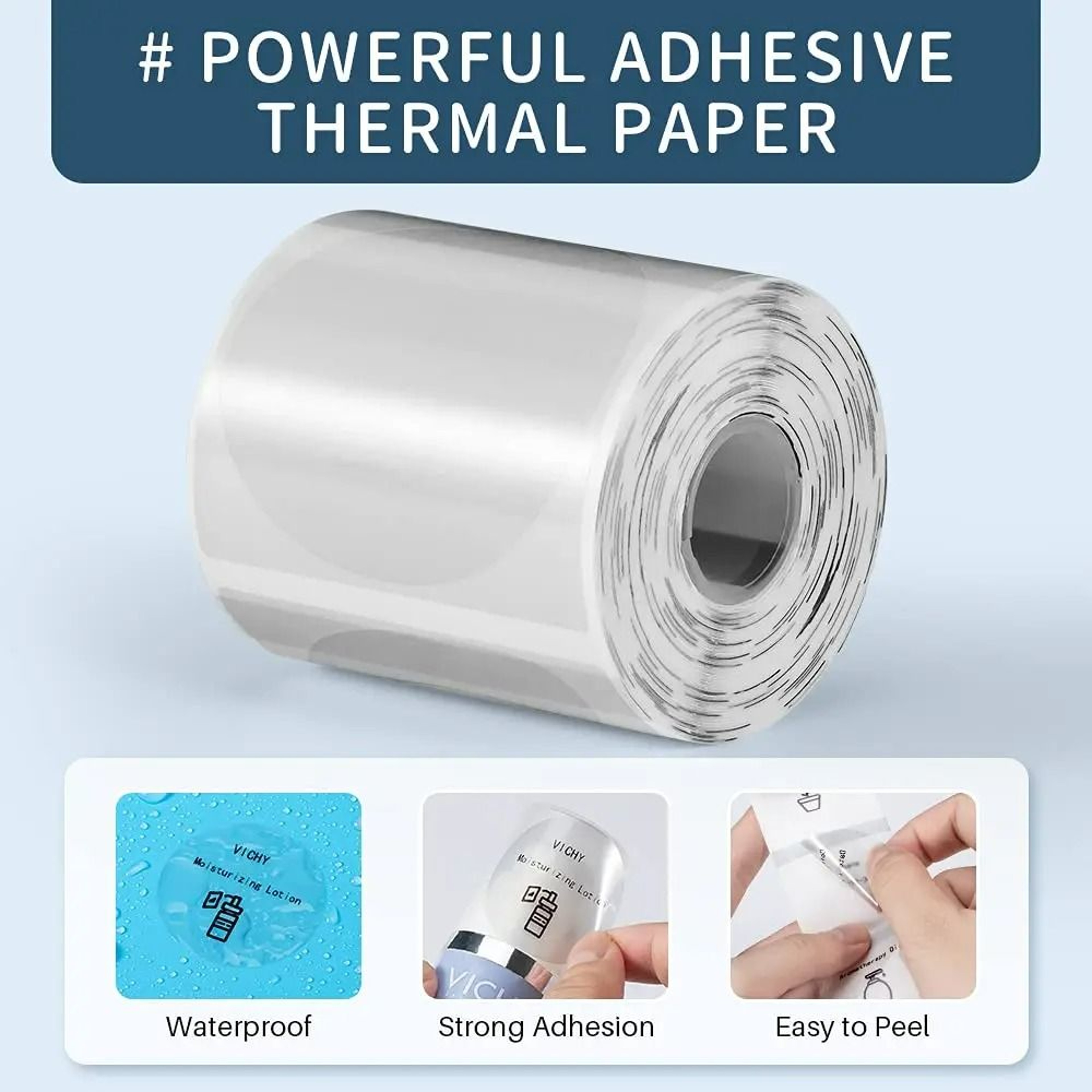 ClearMark Phomemo Transparent Thermal Label Roll 3