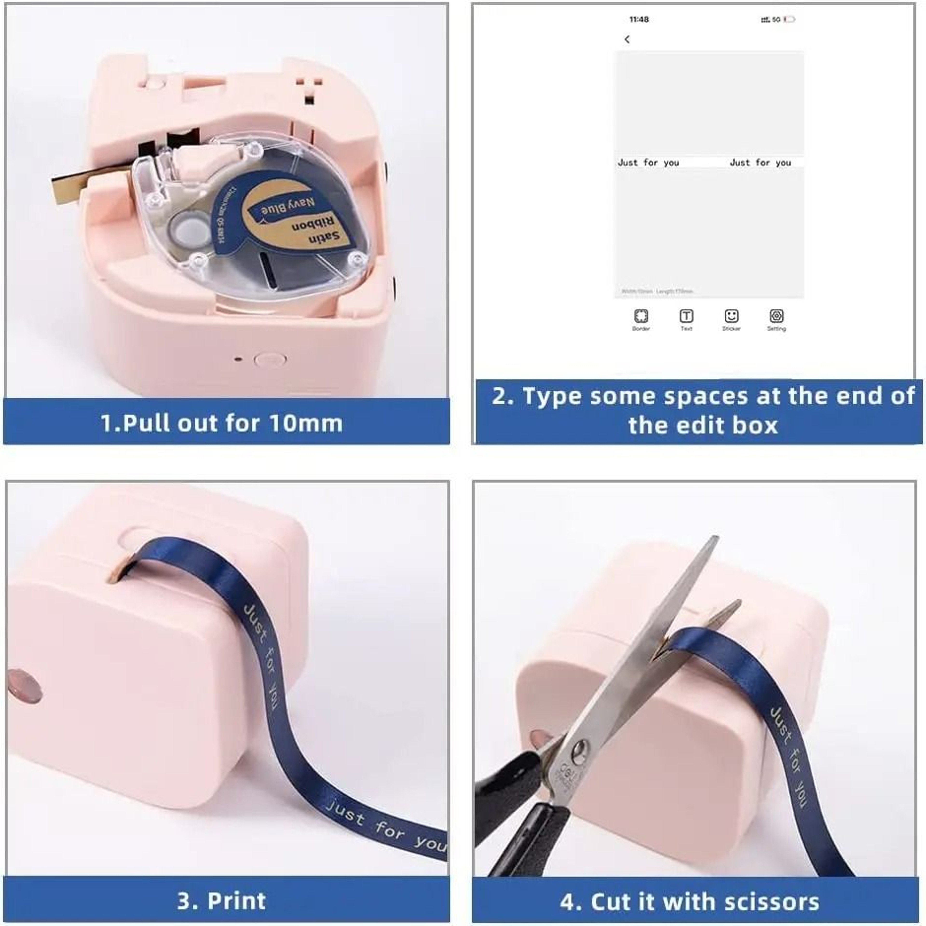 RibbonMark Phomemo Satin Label Tape 5