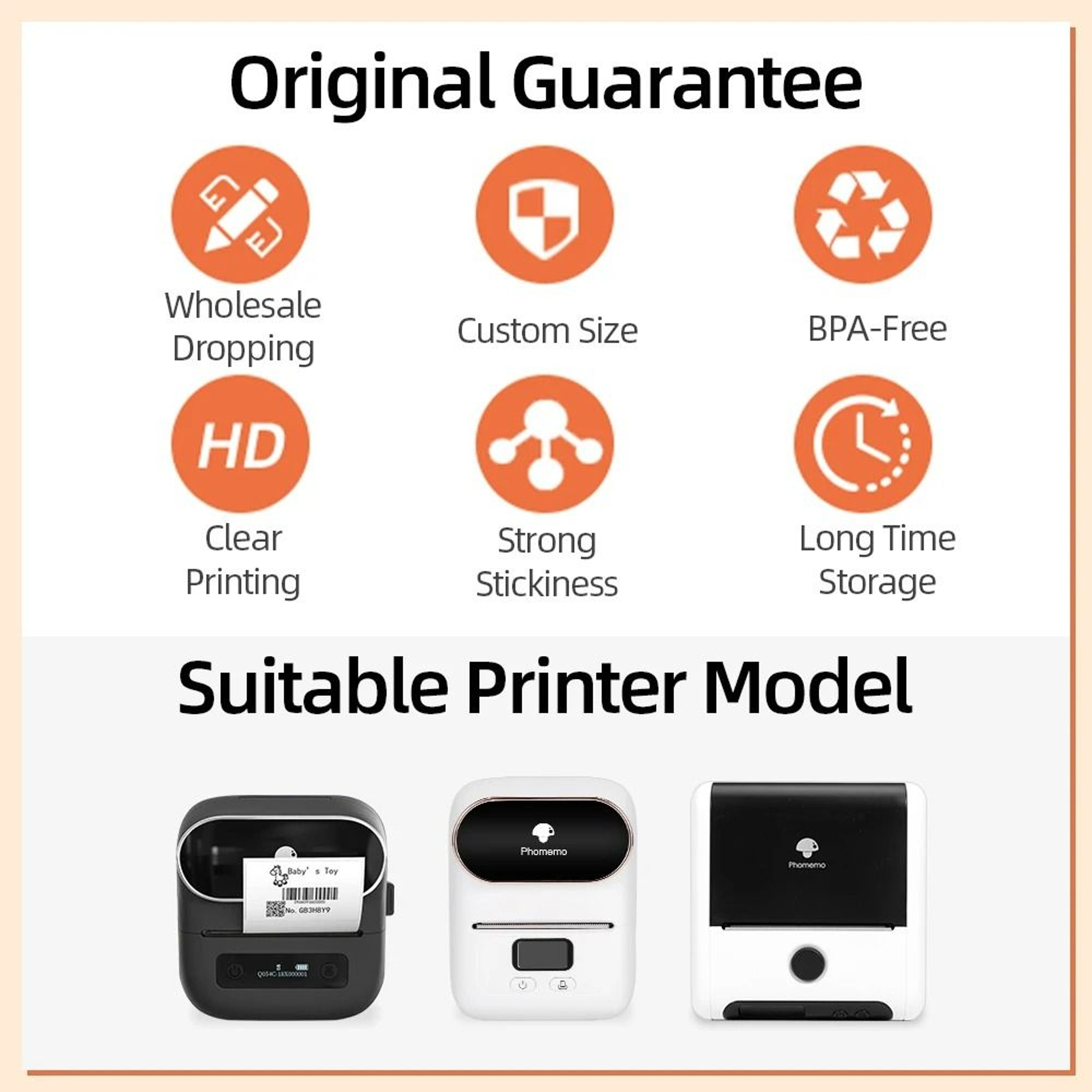 LabelGuard Phomemo Waterproof Thermal Stickers 6
