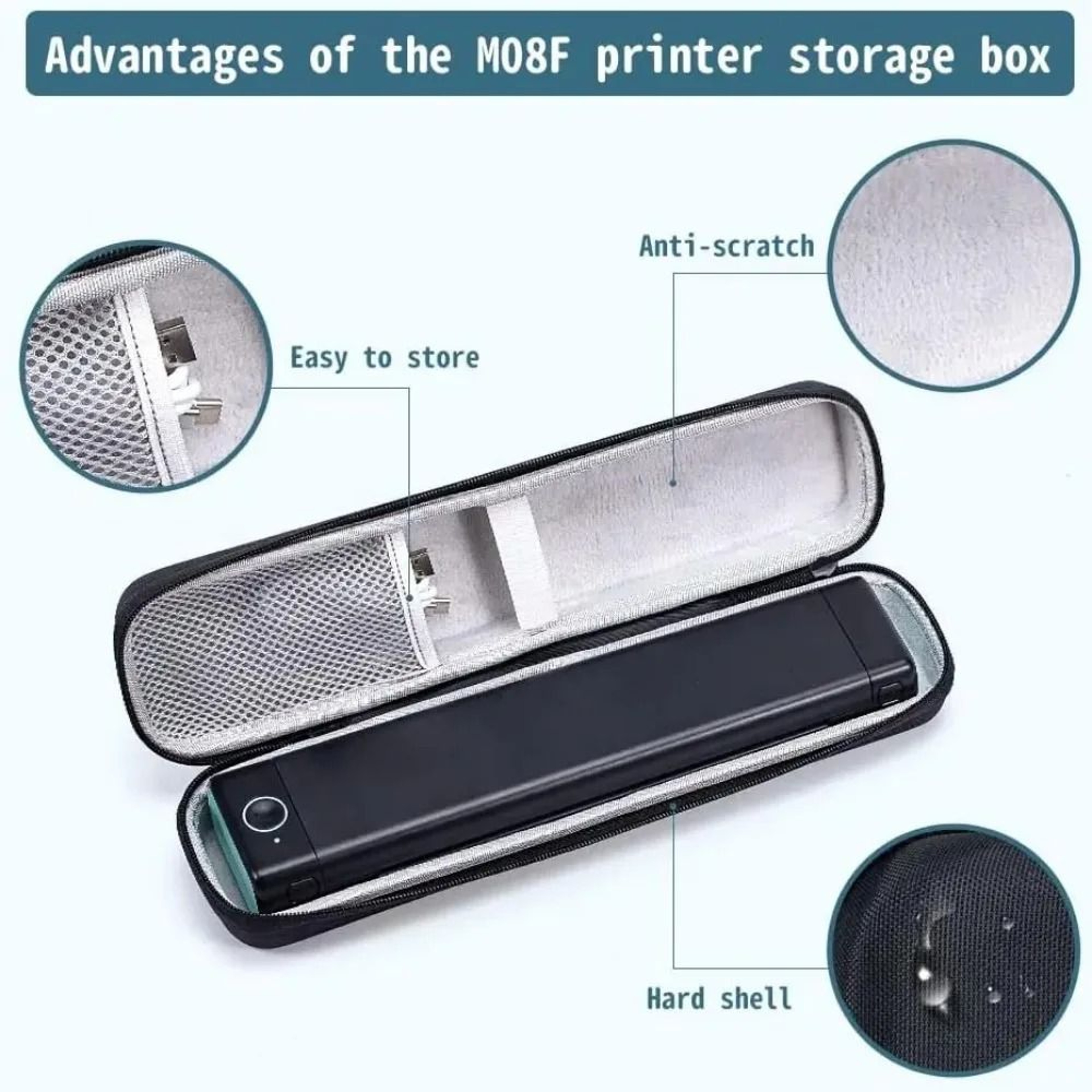 PrintShield Portable Thermal Printer Carrying Case 4