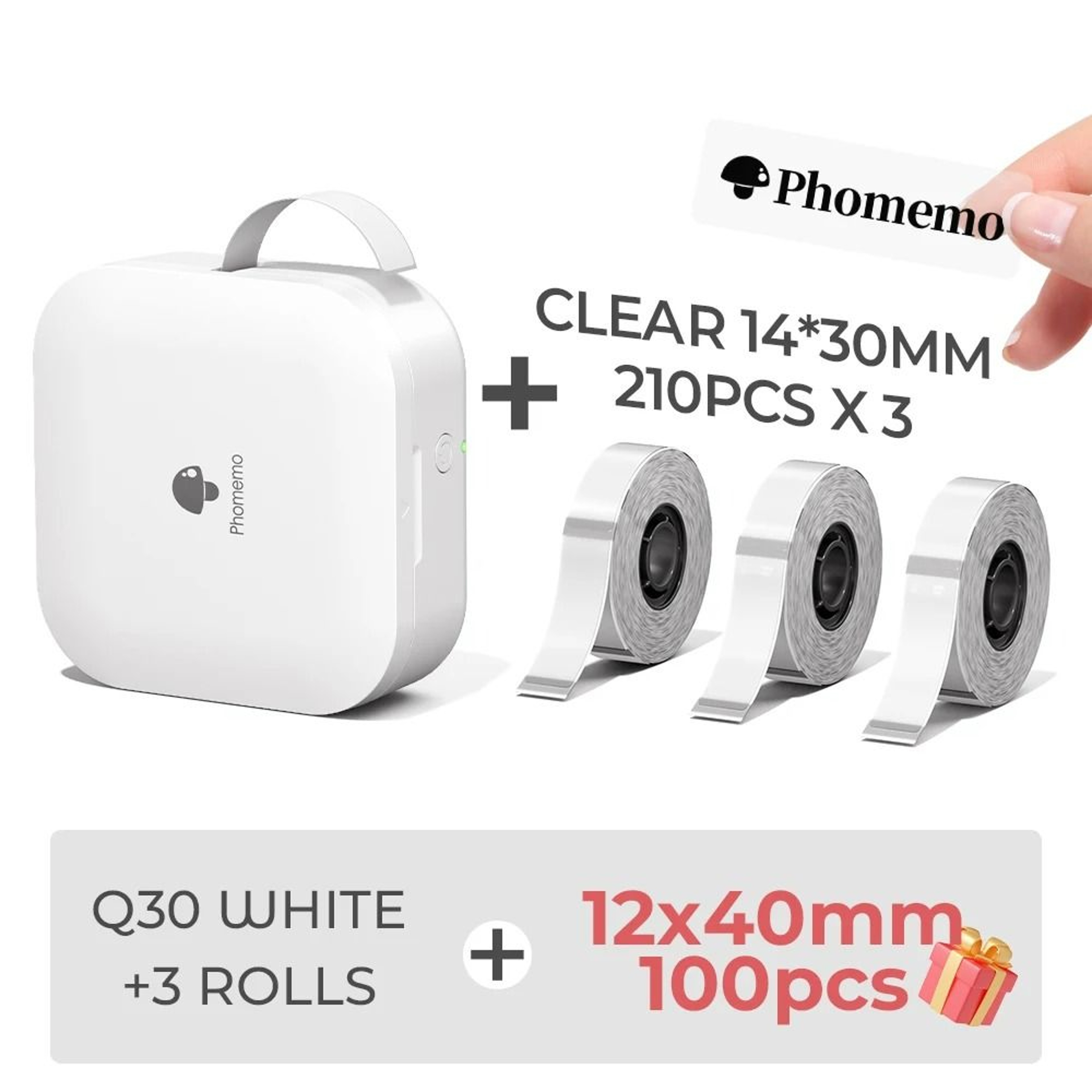 SmartTag Phomemo Q30 Wireless Bluetooth Label Maker 15