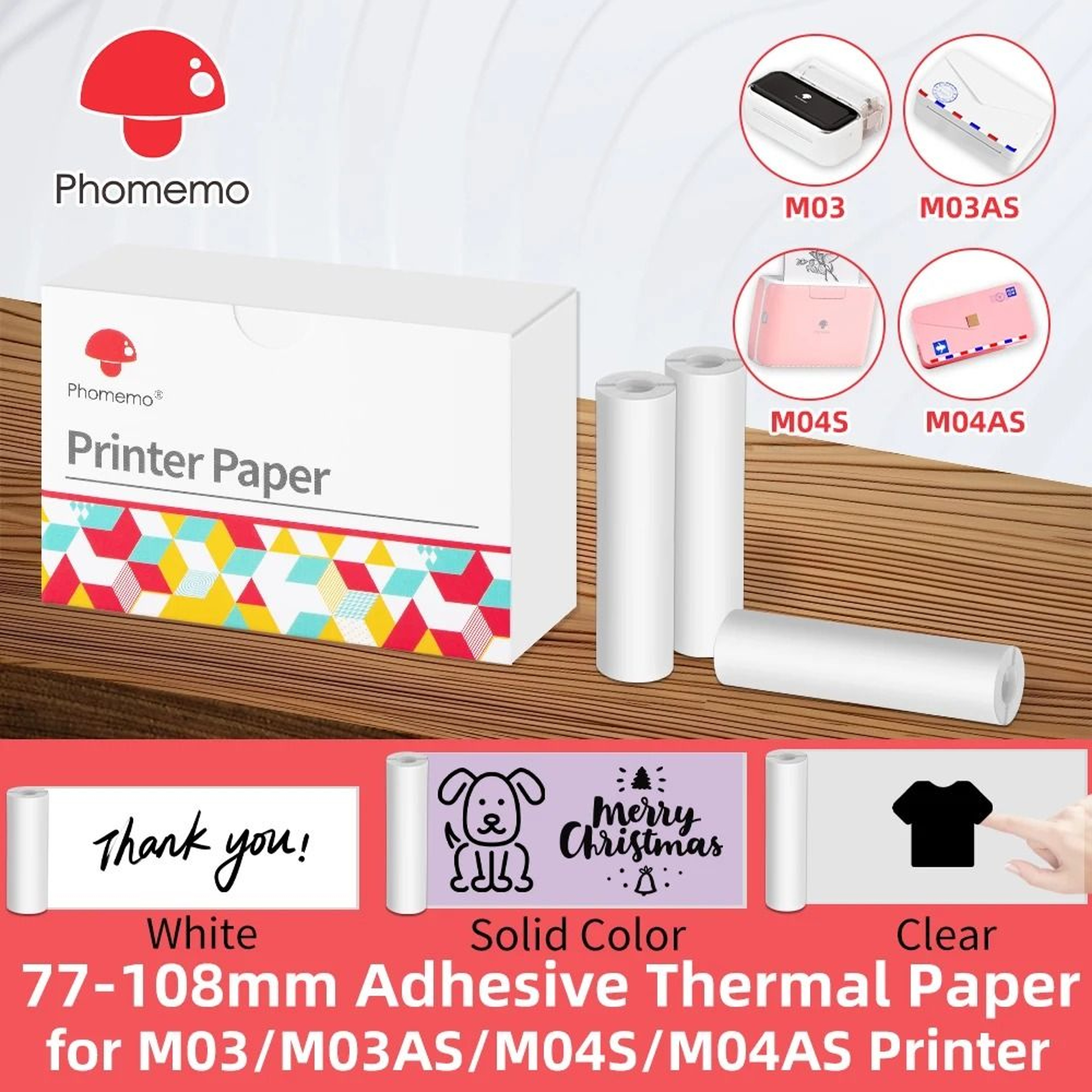 Phomemo PureShield Waterproof Thermal Sticker Paper 1