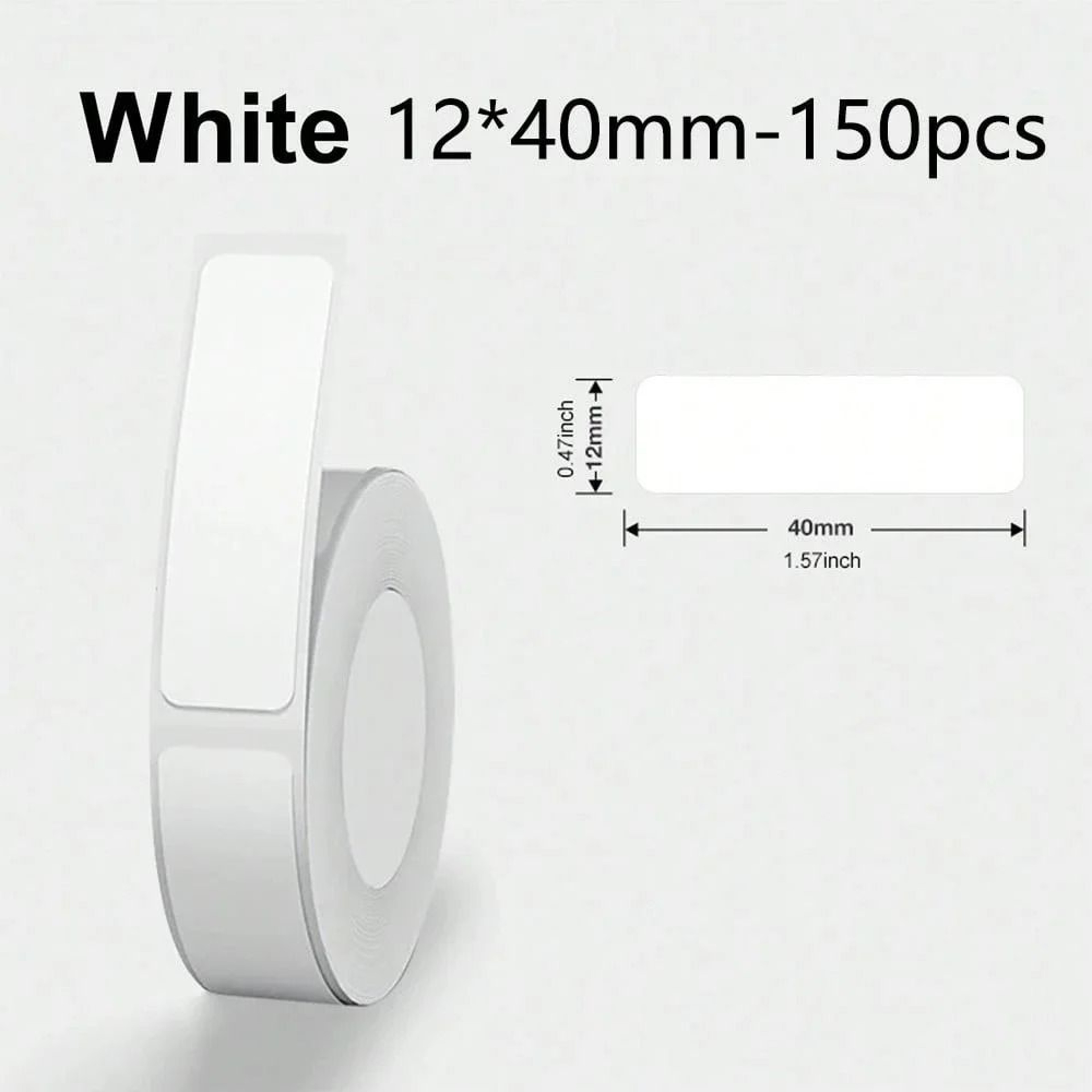 Marklife P15 PureWhite Adhesive Thermal Label Stickers 8