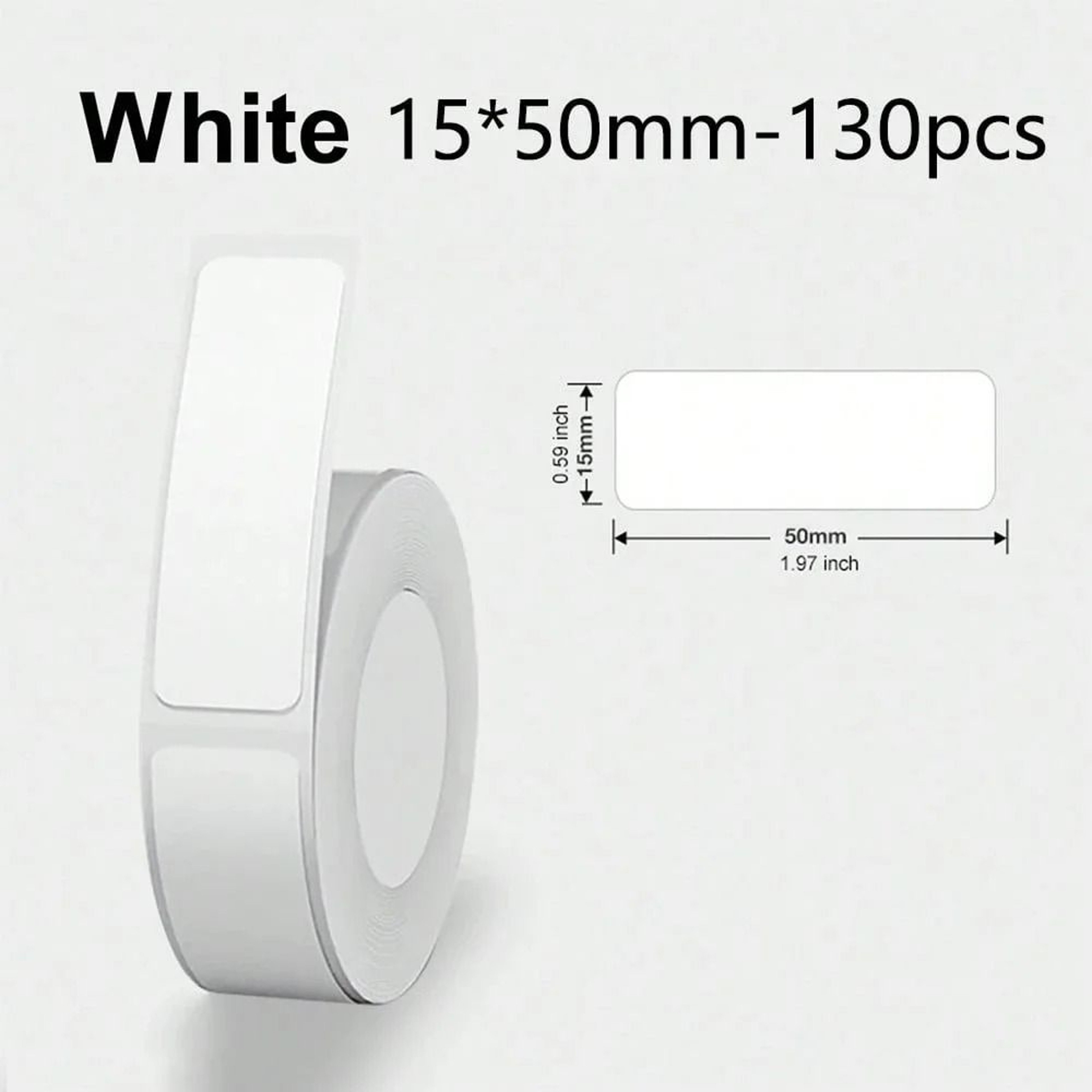 Marklife P15 PureWhite Adhesive Thermal Label Stickers 9
