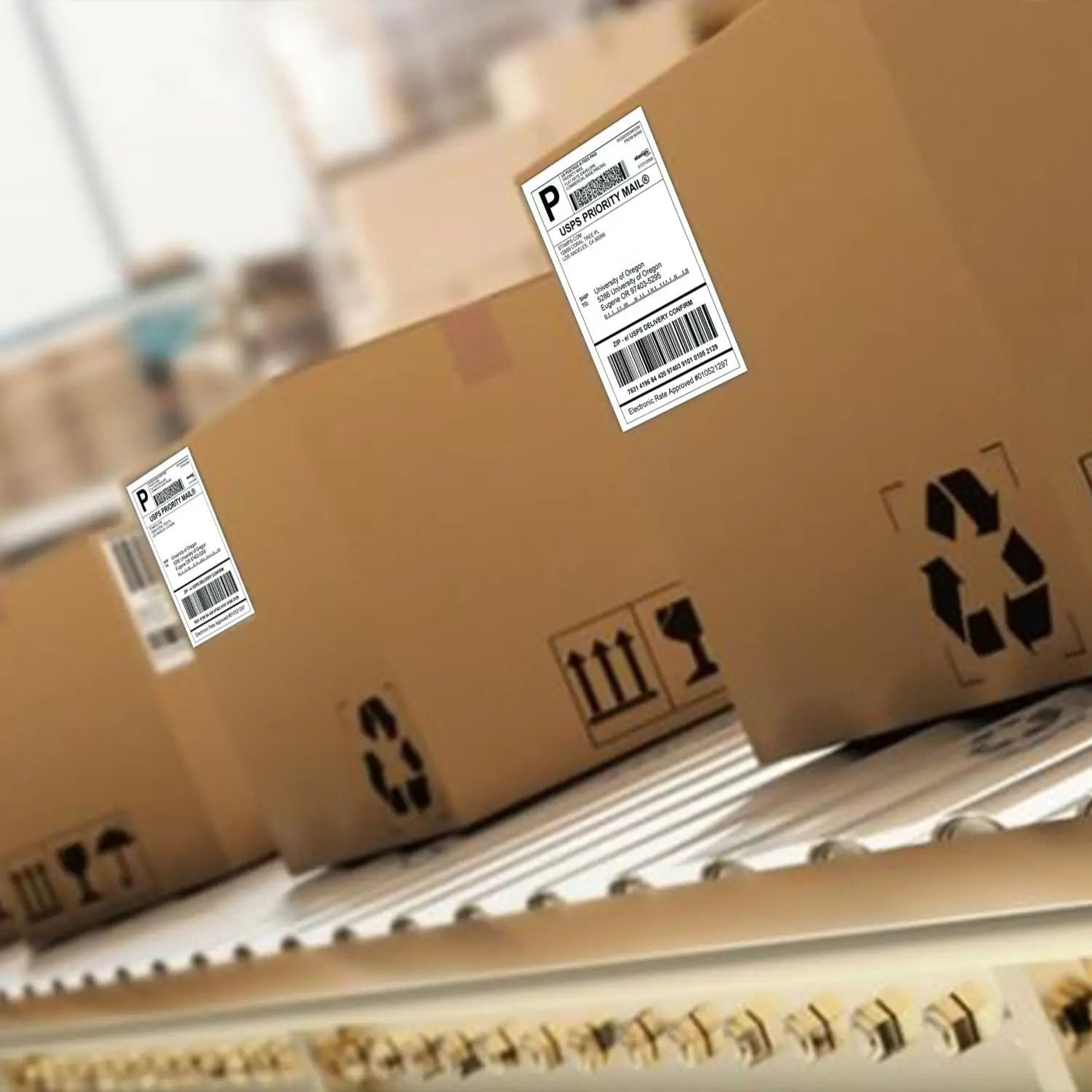 ShipReady 4x6 Fanfold Adhesive Shipping Labels 6
