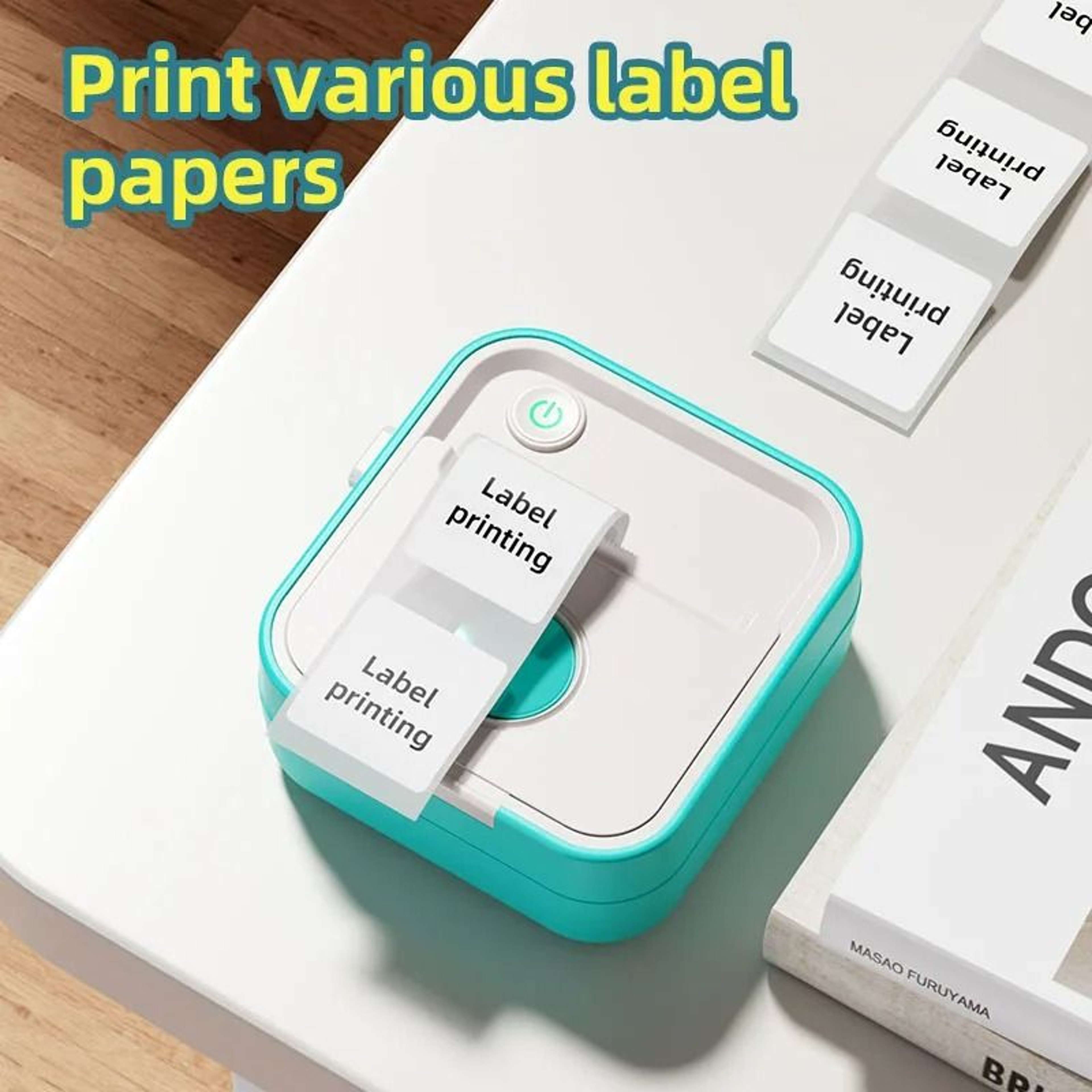 PrintNova D5 Adjustable Mini Thermal Label Printer 2