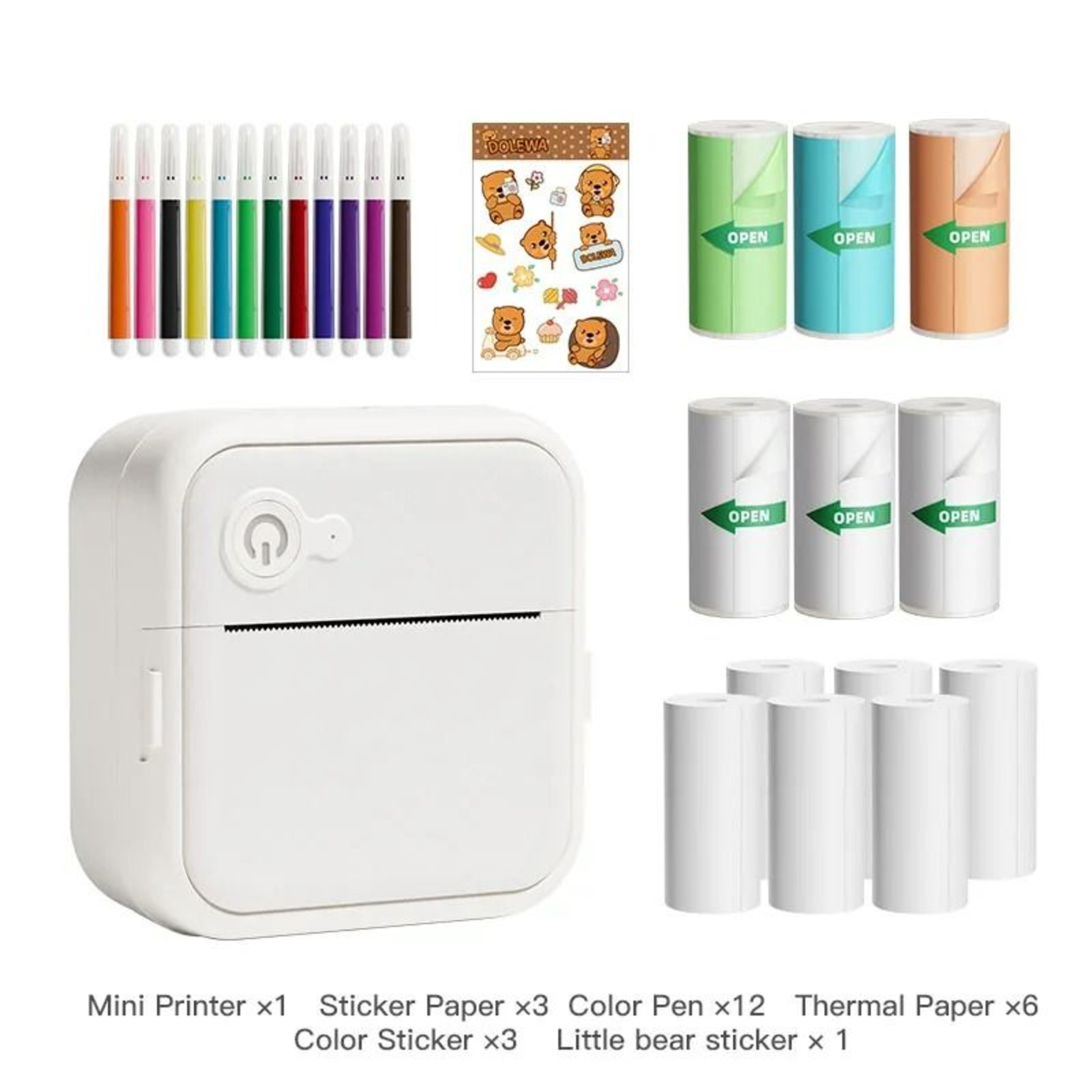 PrintVibe D8 Wireless Mini Thermal Sticker Printer 1