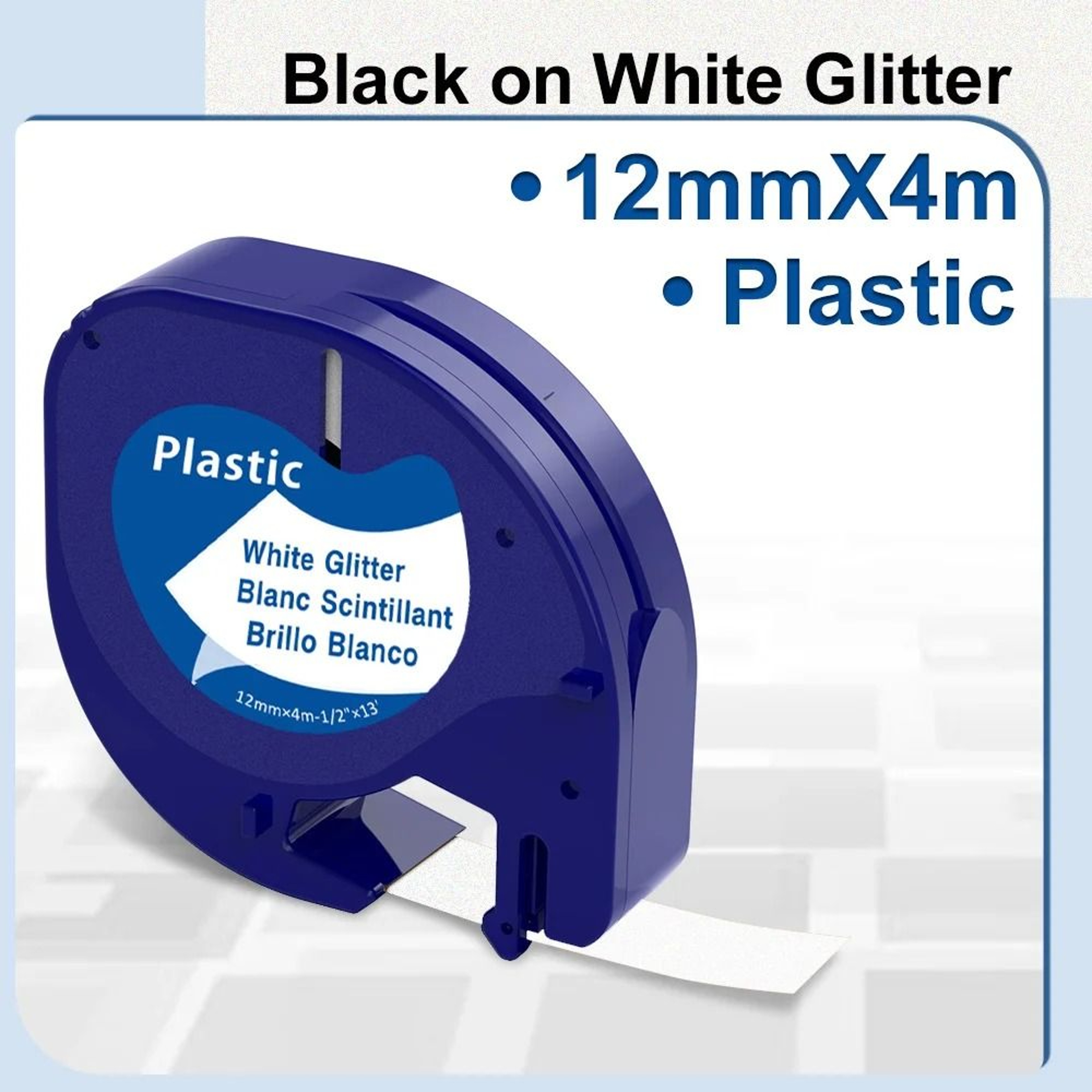 LabelMate Plastic Tape For Dymo LetraTag Printers 19