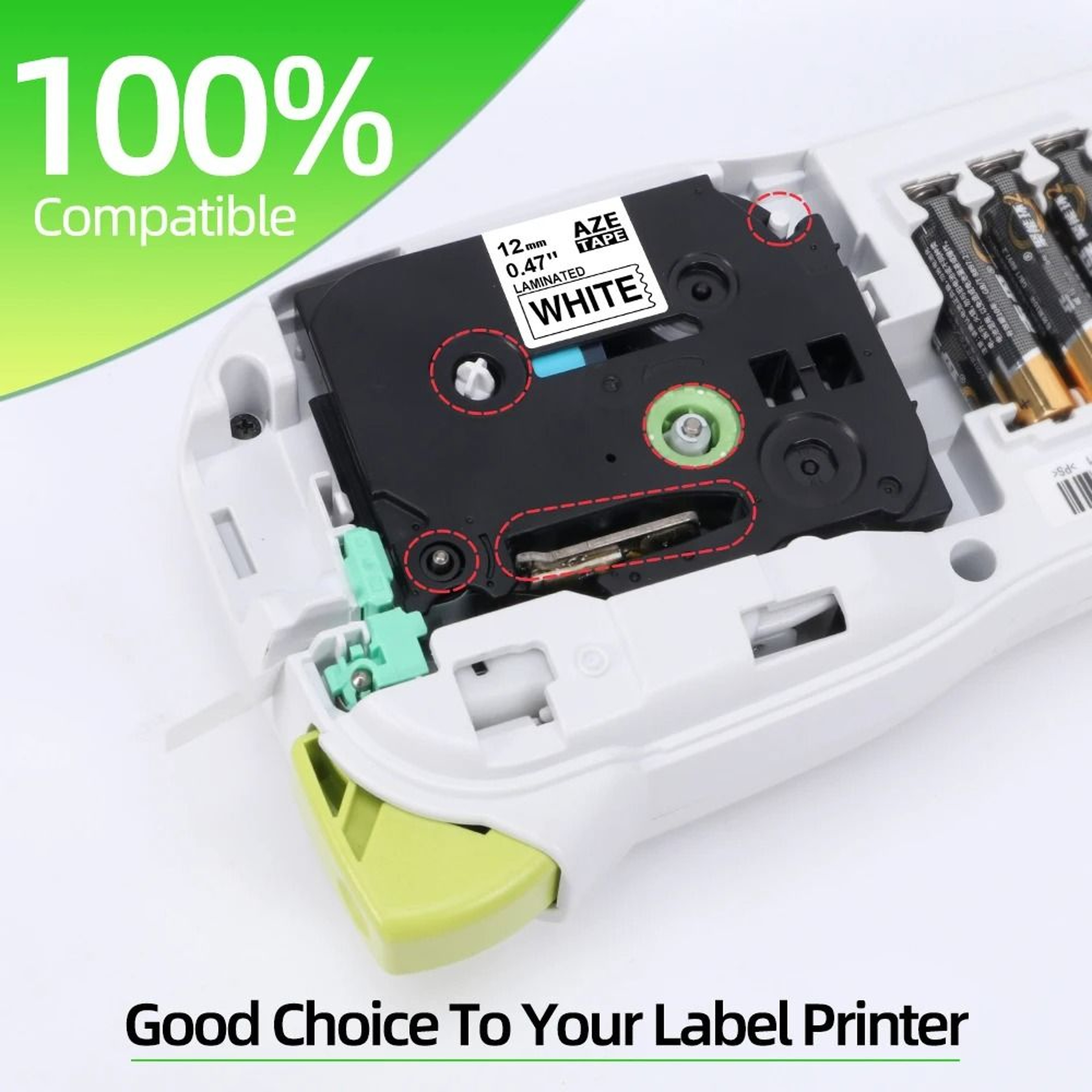 PatternNest 12mm Decorative Label Tape For Brother Ptouch Printers 2
