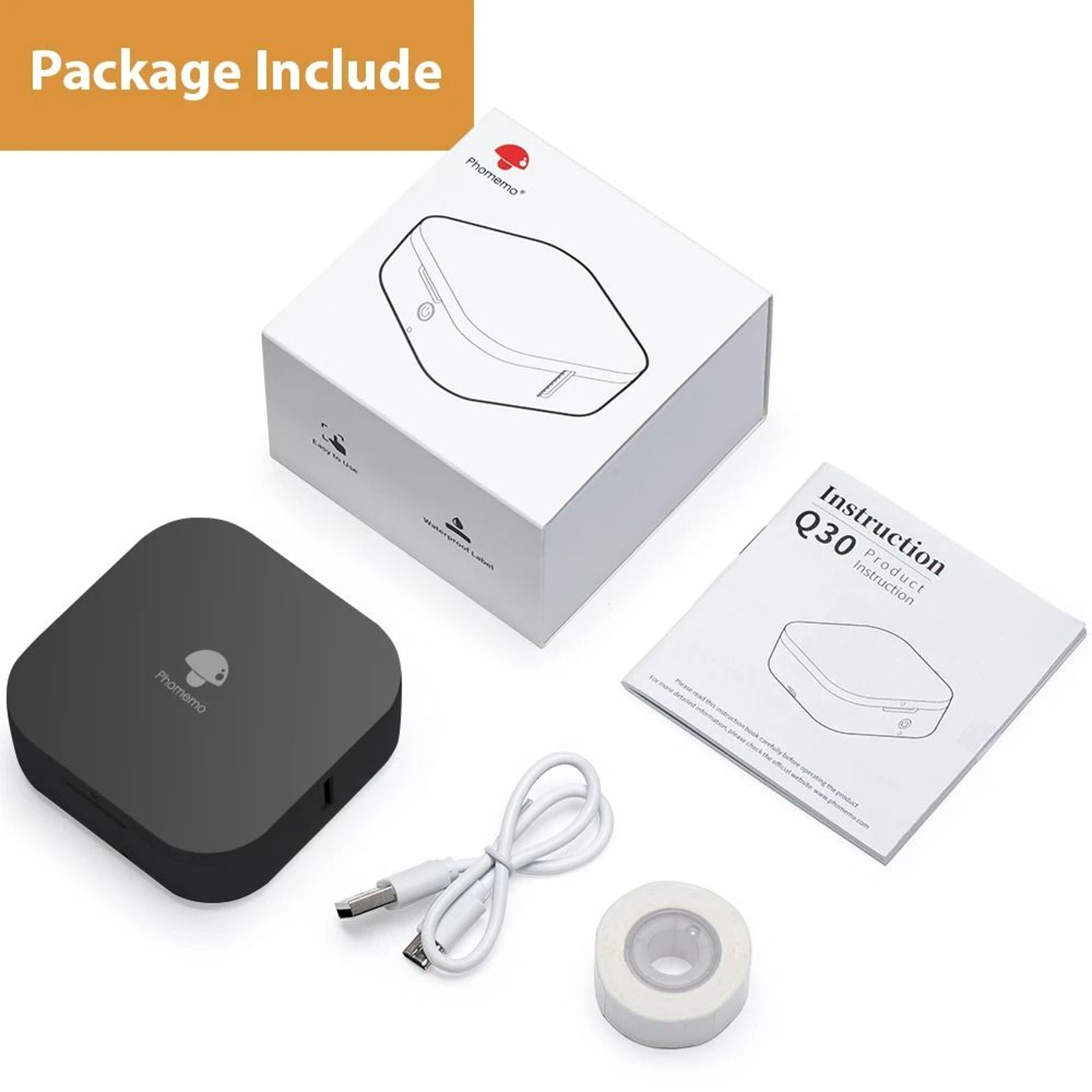 LabelSpark Q30 Wireless Mini Thermal Label Printer 18