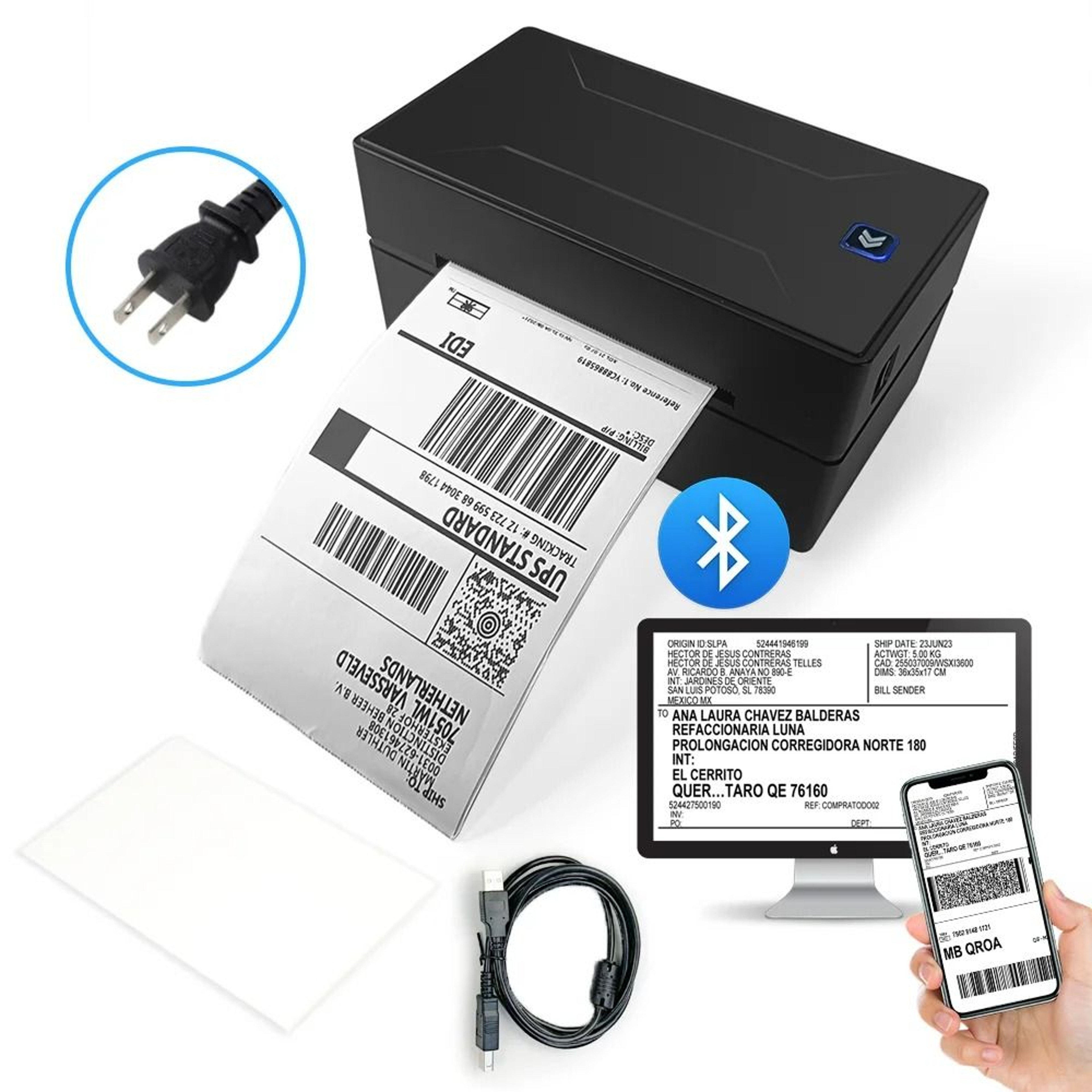 ParcelMate D100 Wireless Shipping Label Printer 7
