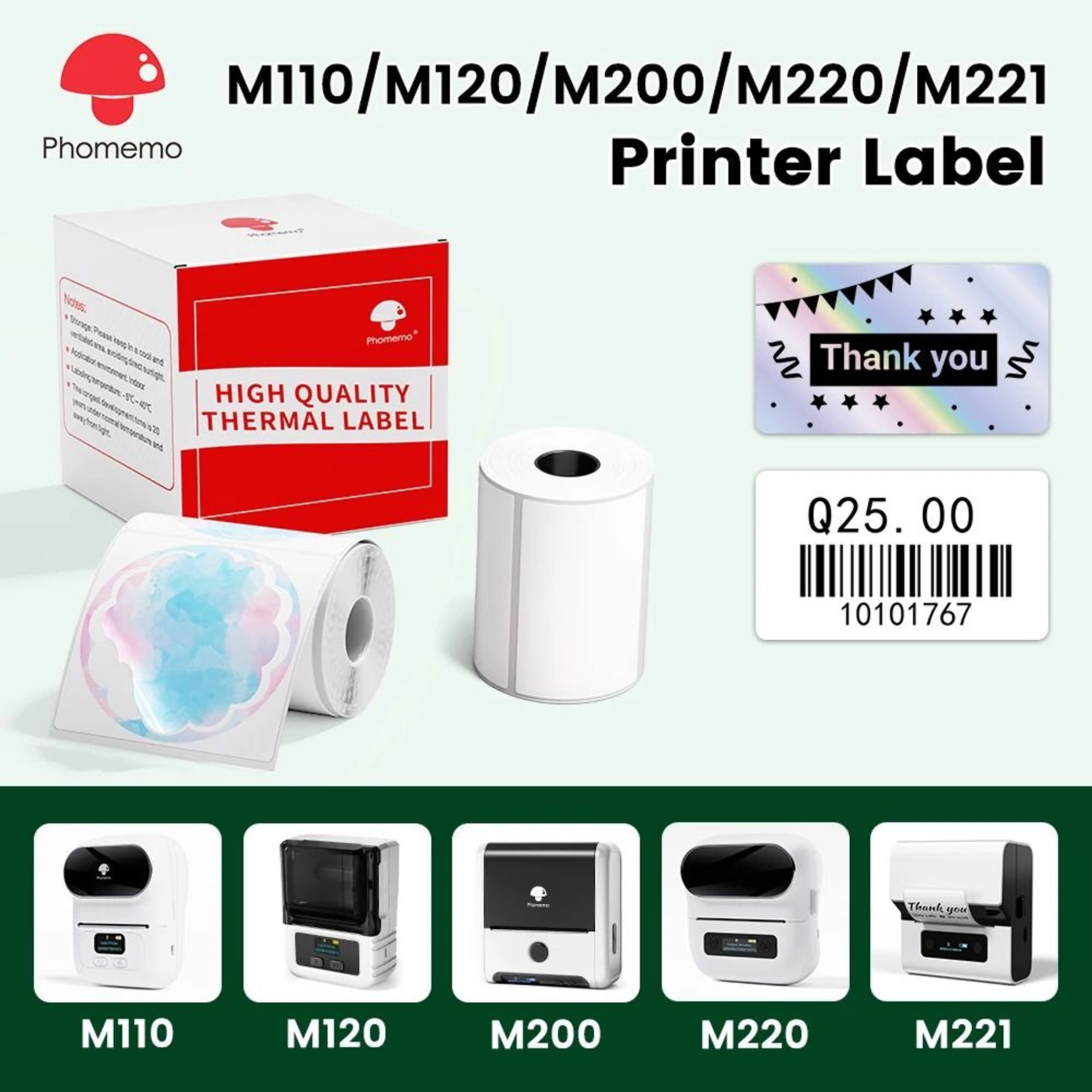 Phomemo ProLabel Thermal Rolls 1