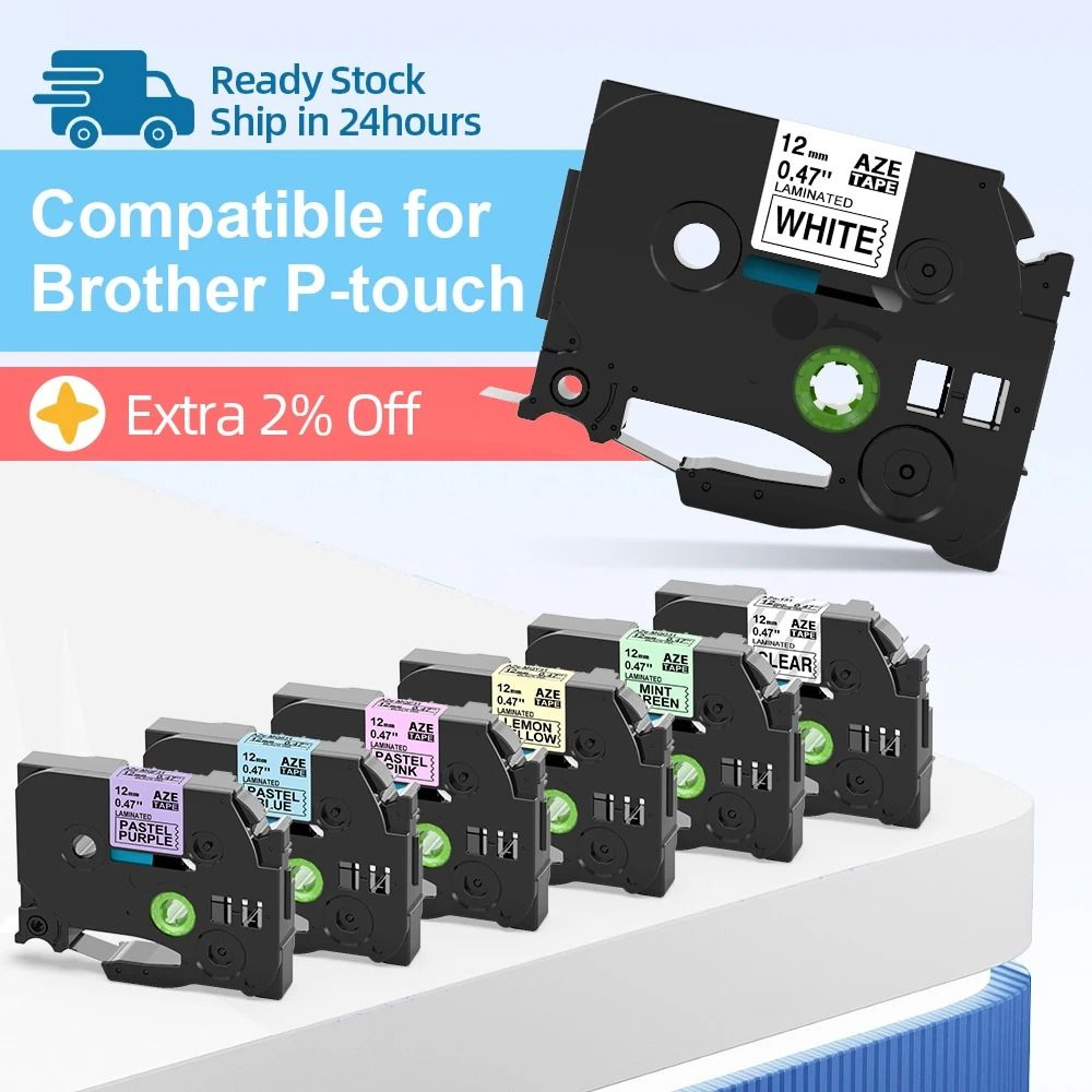 LamiFlex PTouch Label Tape 2
