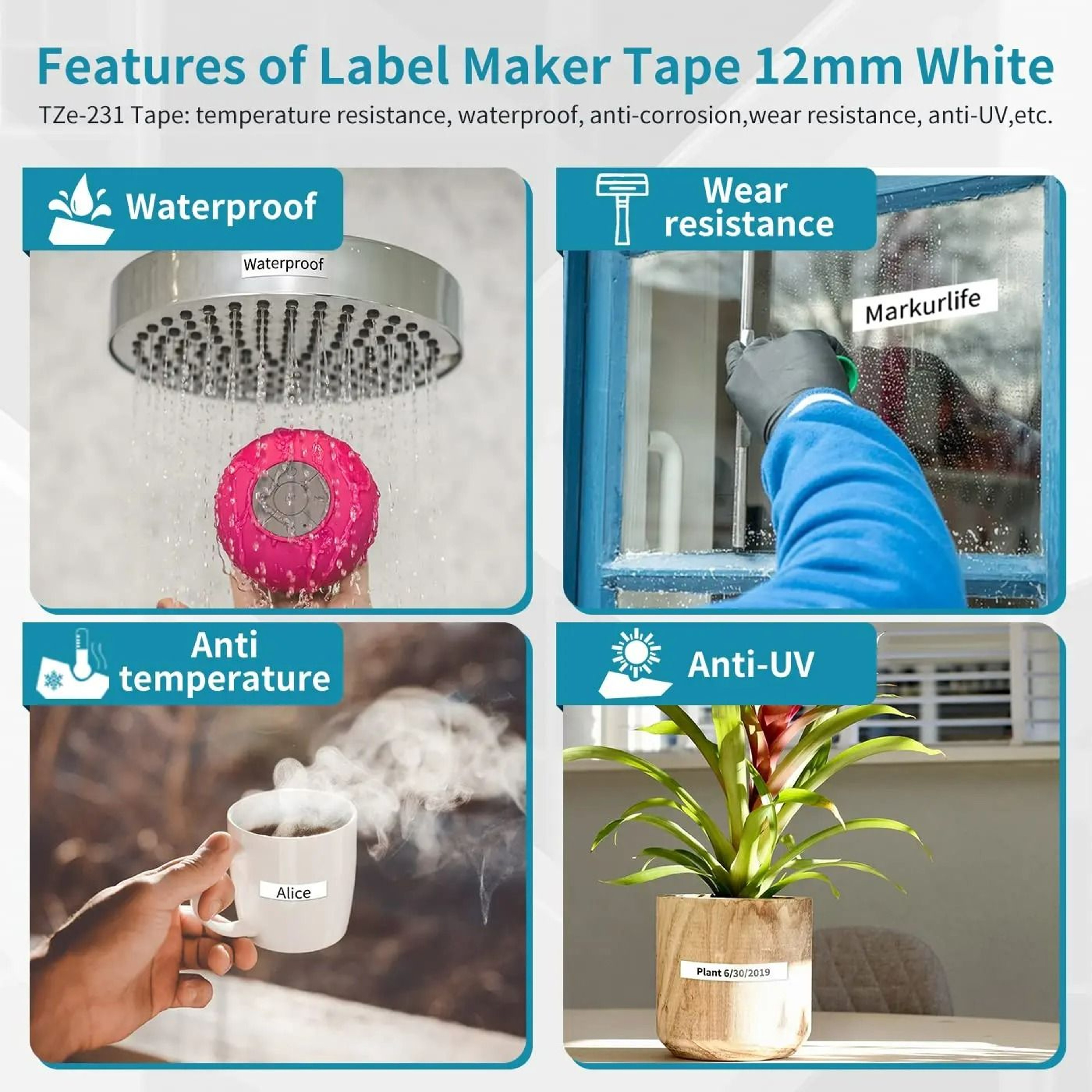 TapeFlex Brother PTouch Label Tape 4