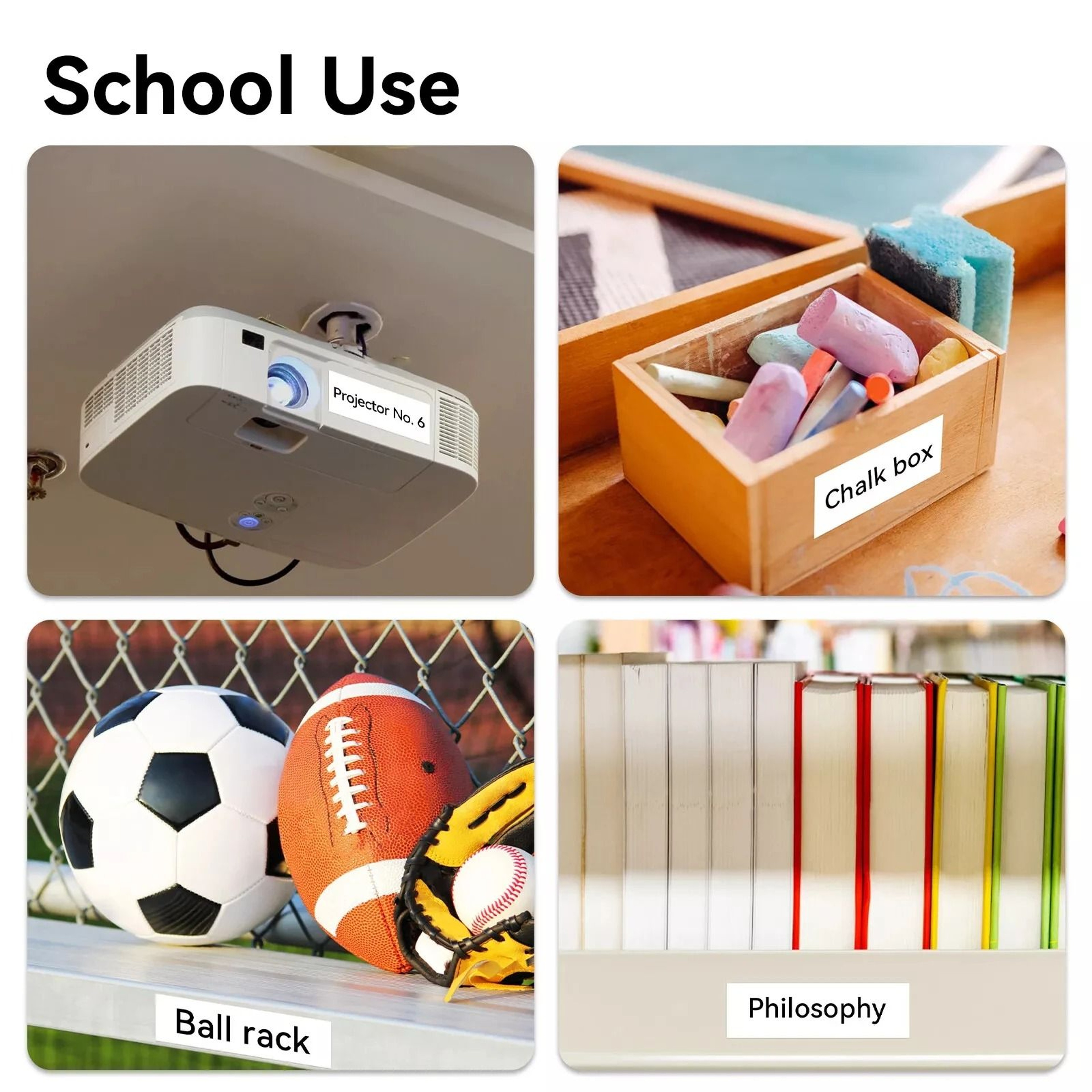 TapeNova PTouch Label Refills 4