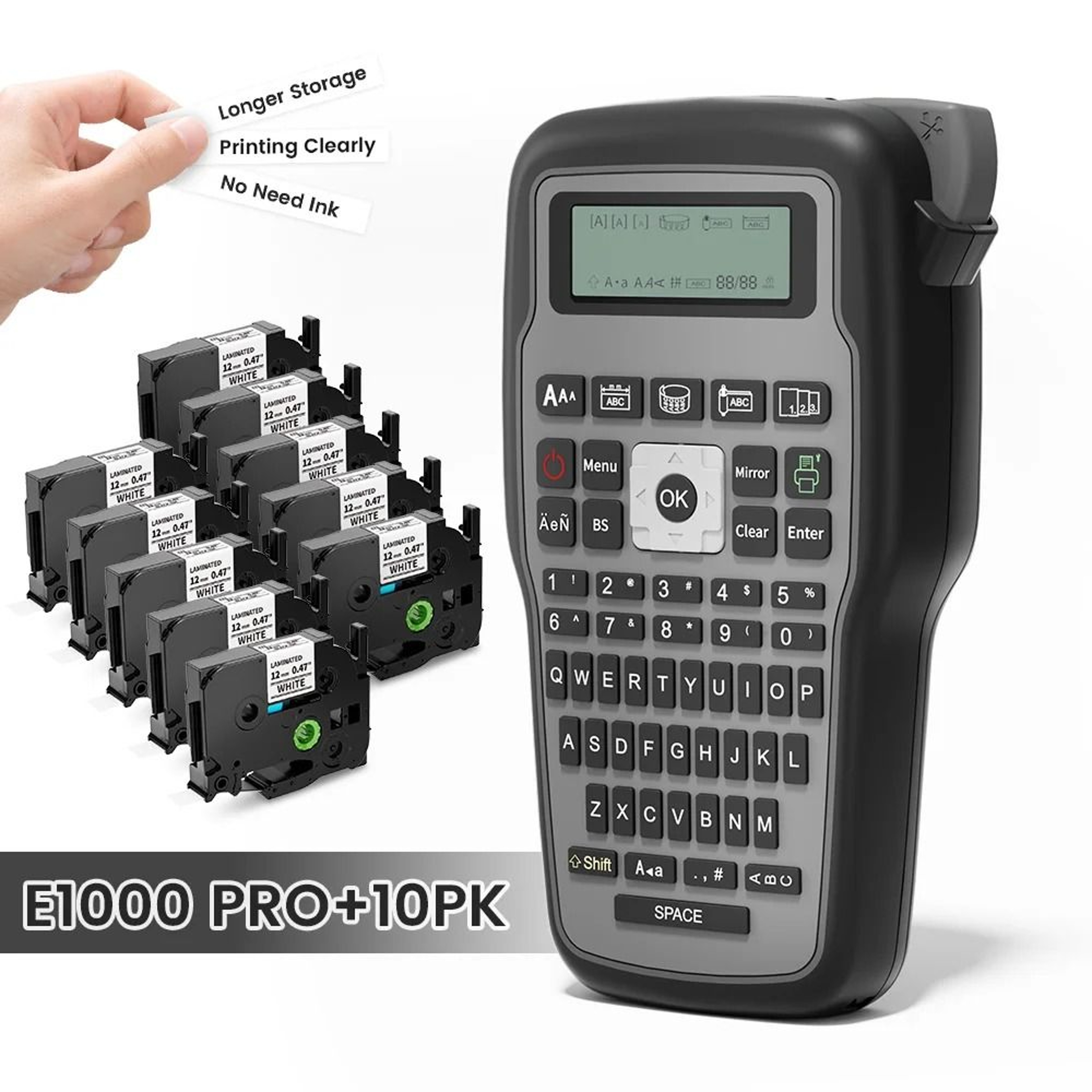 ProLabel E1000 PRO Portable Label Printer 14
