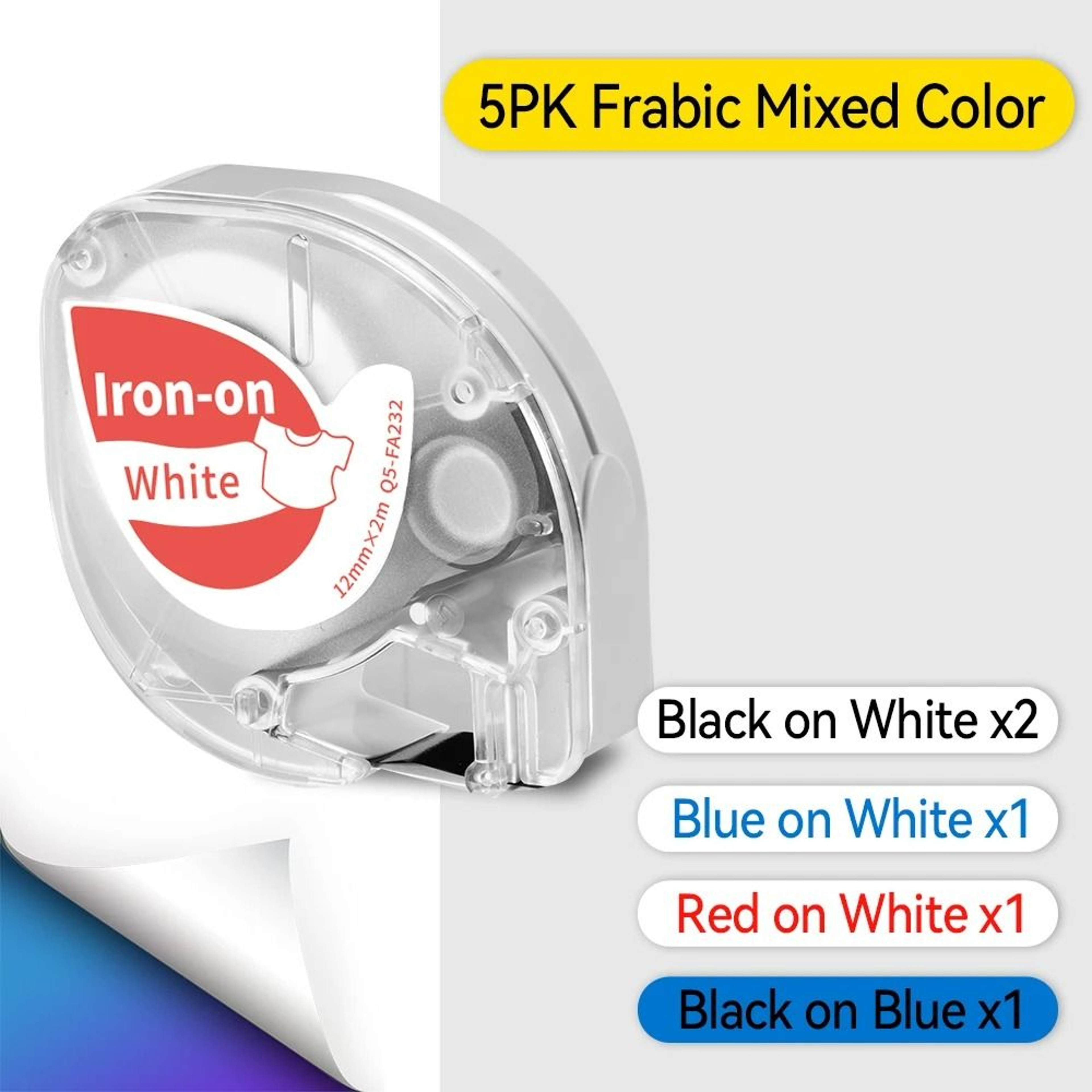 FabricMark P12 Heat Resistant Label Tape 13