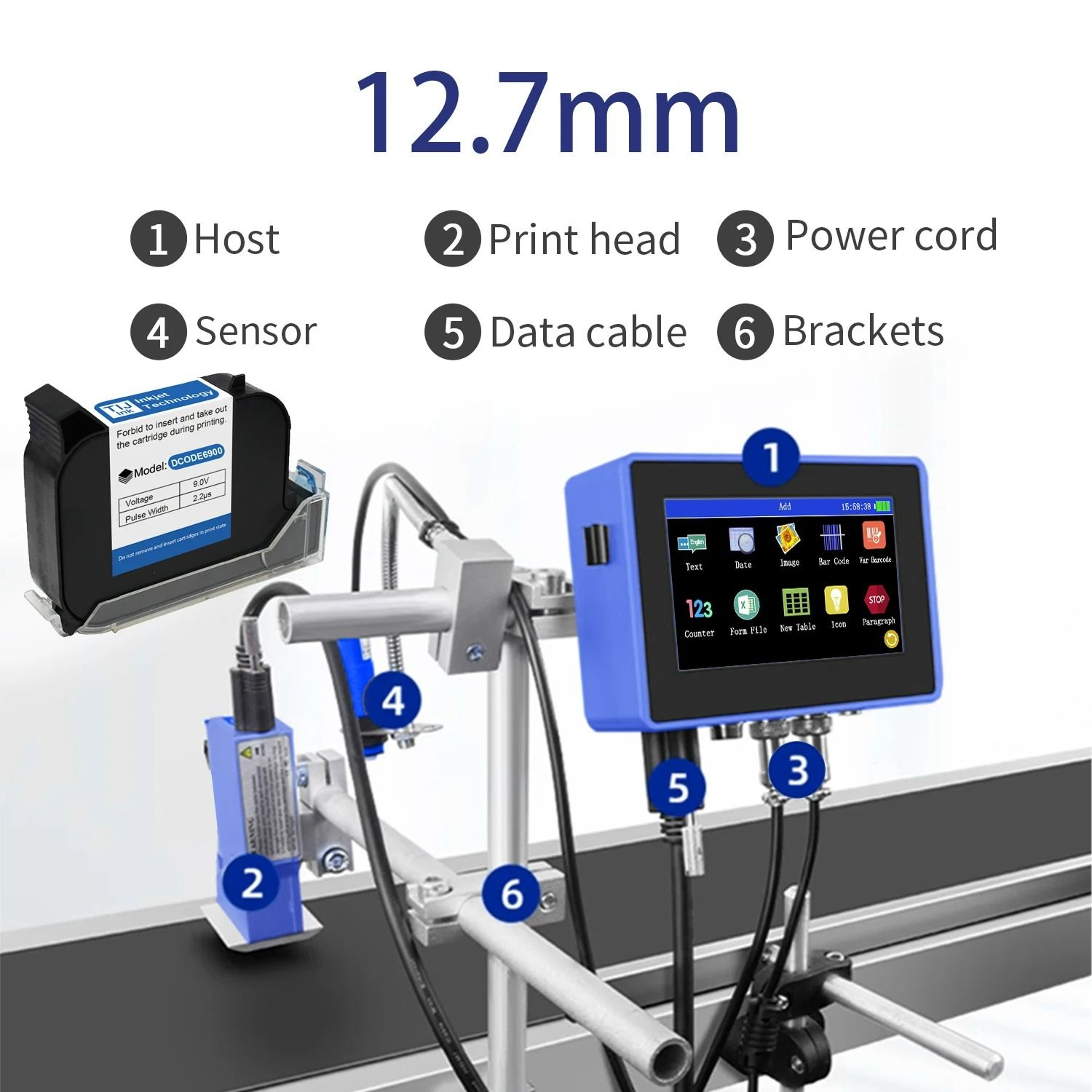 CodeStream 130PLUS Industrial Inkjet Printer 7
