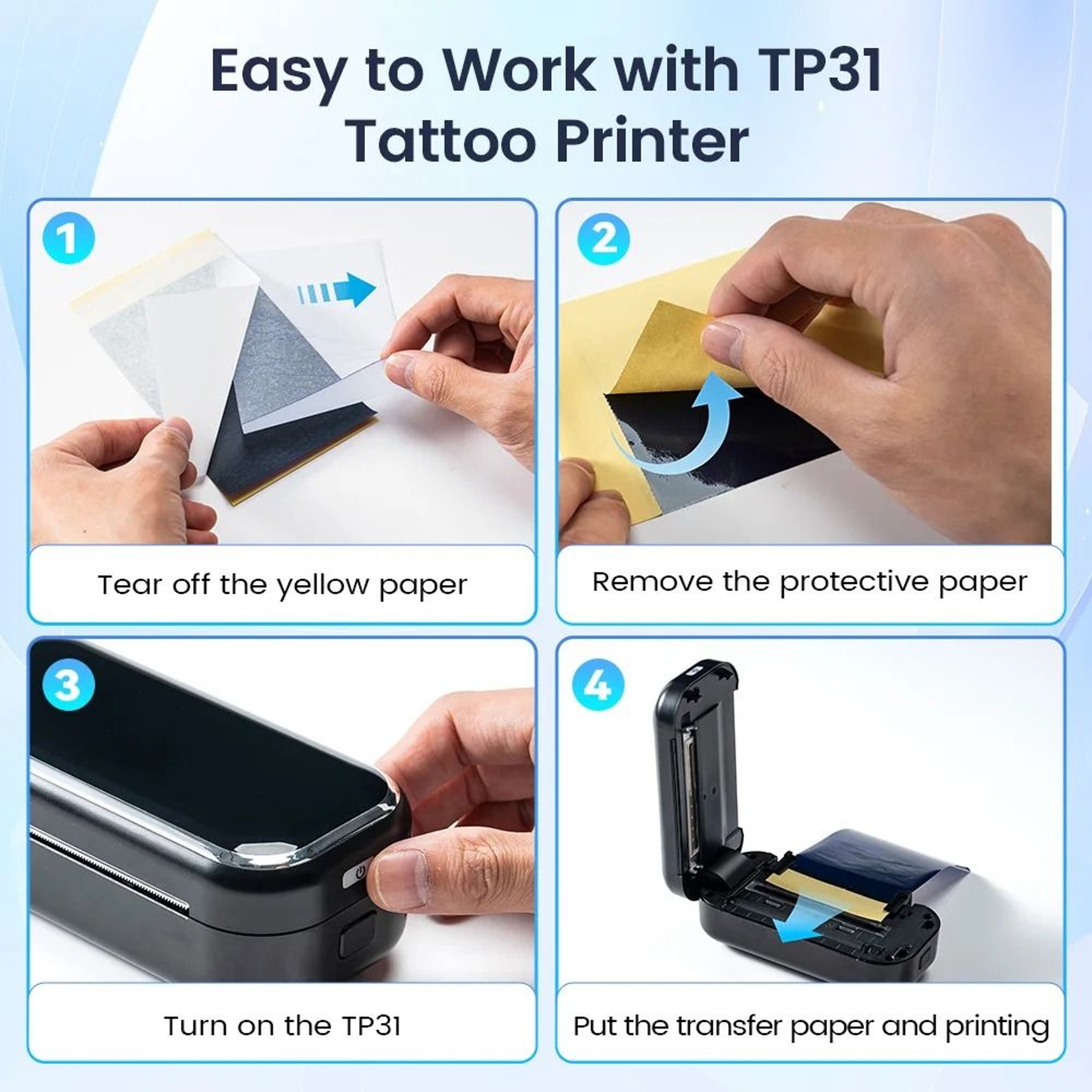 InkSketch TP31 Tattoo Stencil Transfer Paper 2
