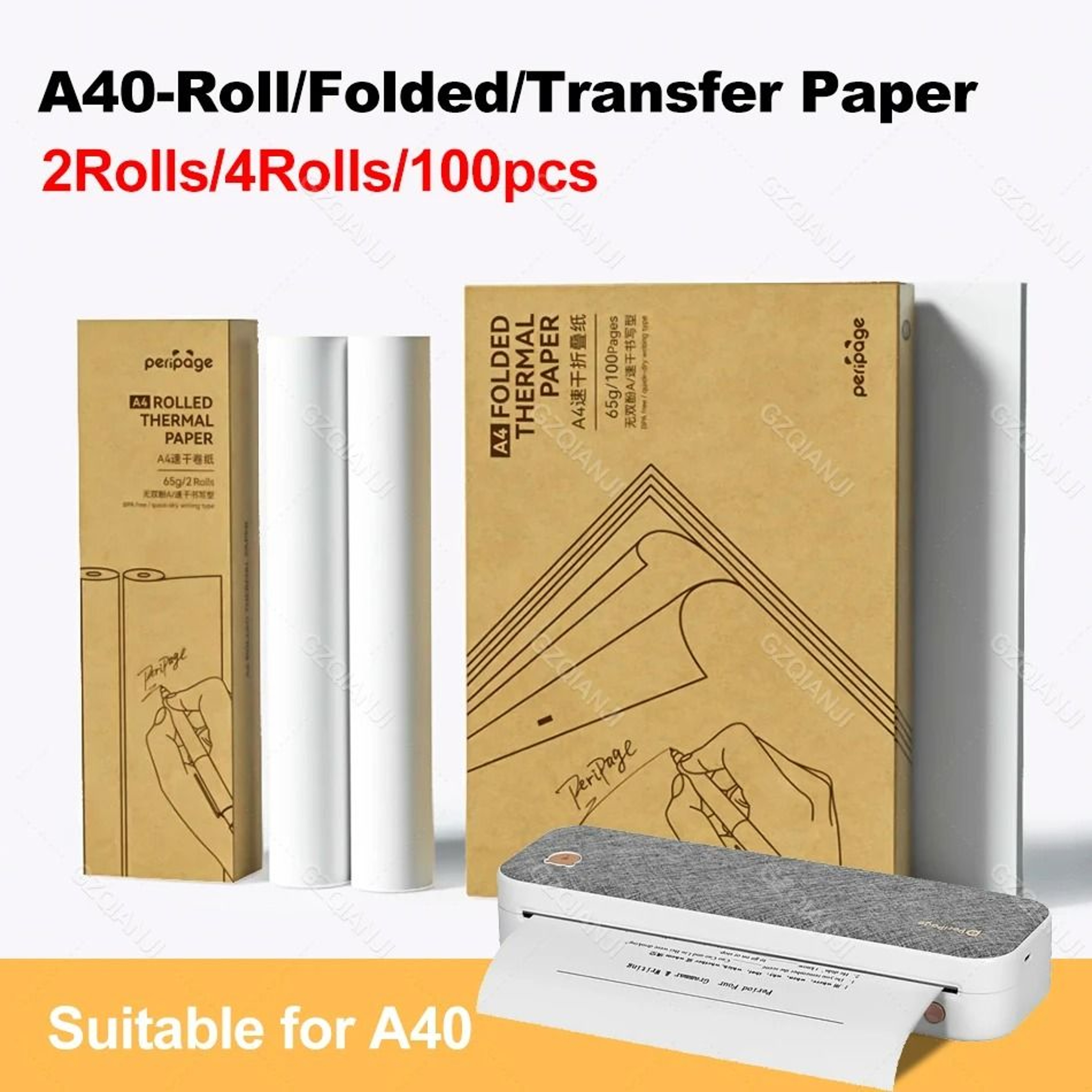 PaperFlow A4 Long Lasting Thermal Printer Paper 1