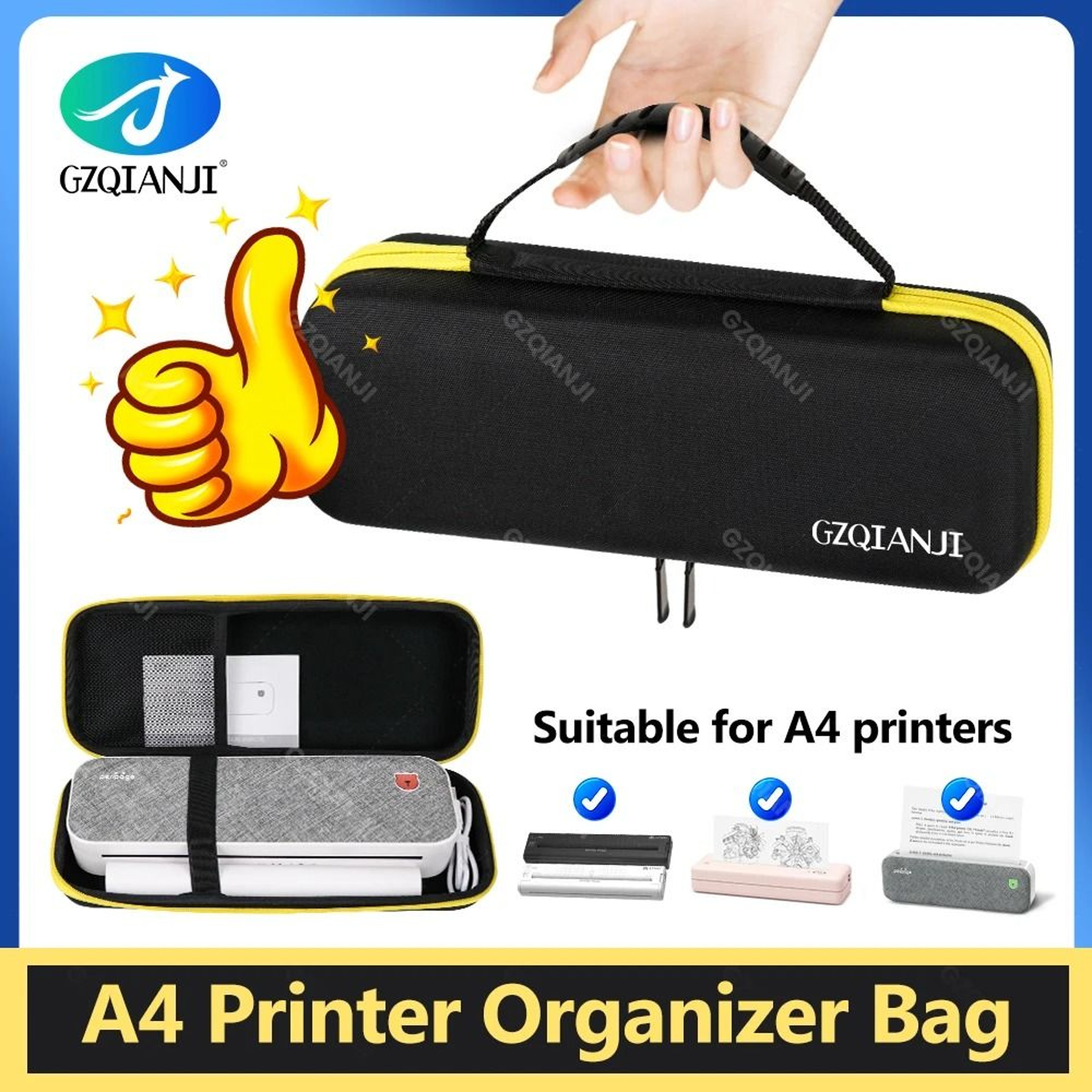 PeriPage A40 Protective Printer Carrying Case 0