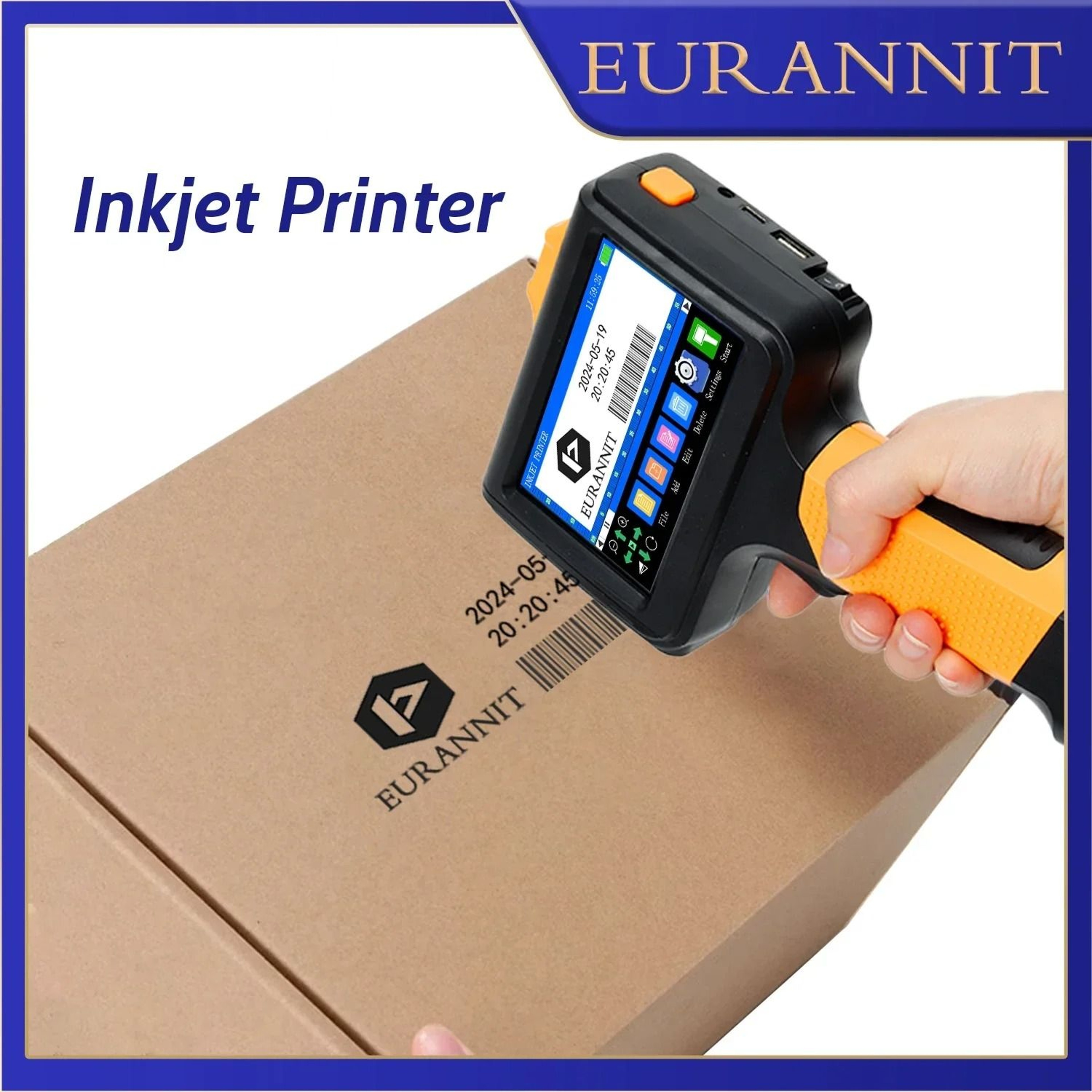 EURANNIT E19 Portable Inkjet Coding Printer 0