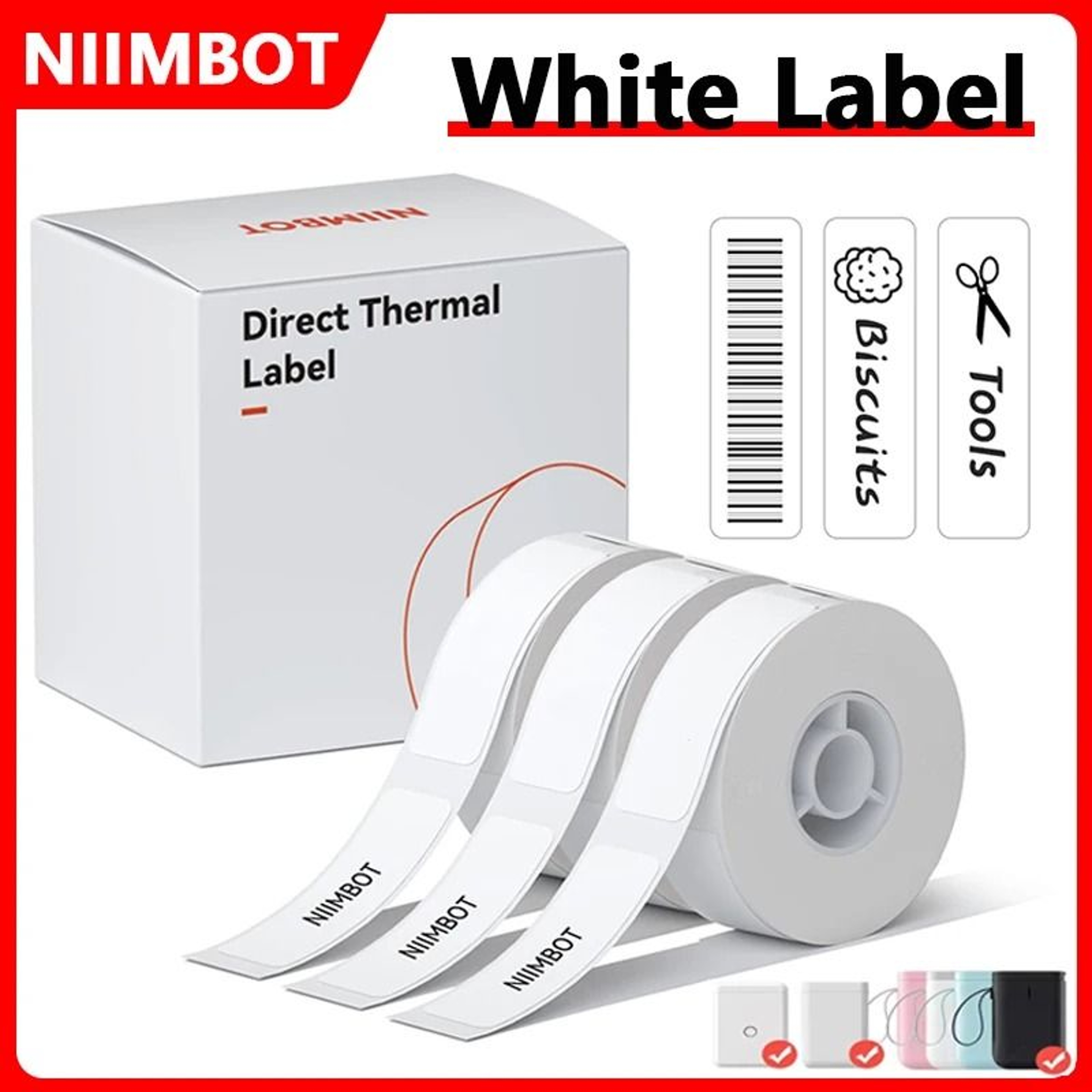 Niimbot Waterproof Thermal Label Stickers 0