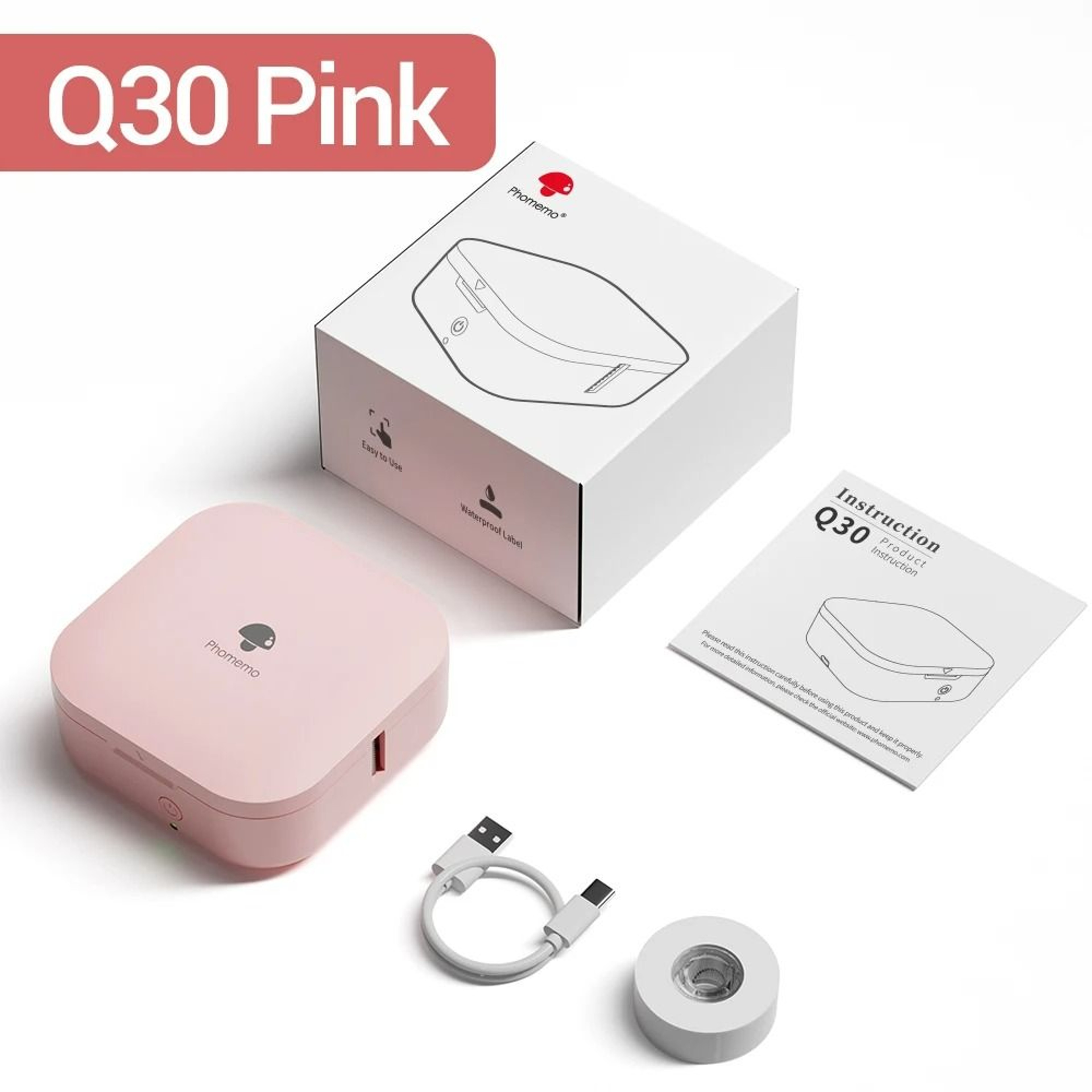 Phomemo Q30 Mini Bluetooth Thermal Label Printer 16
