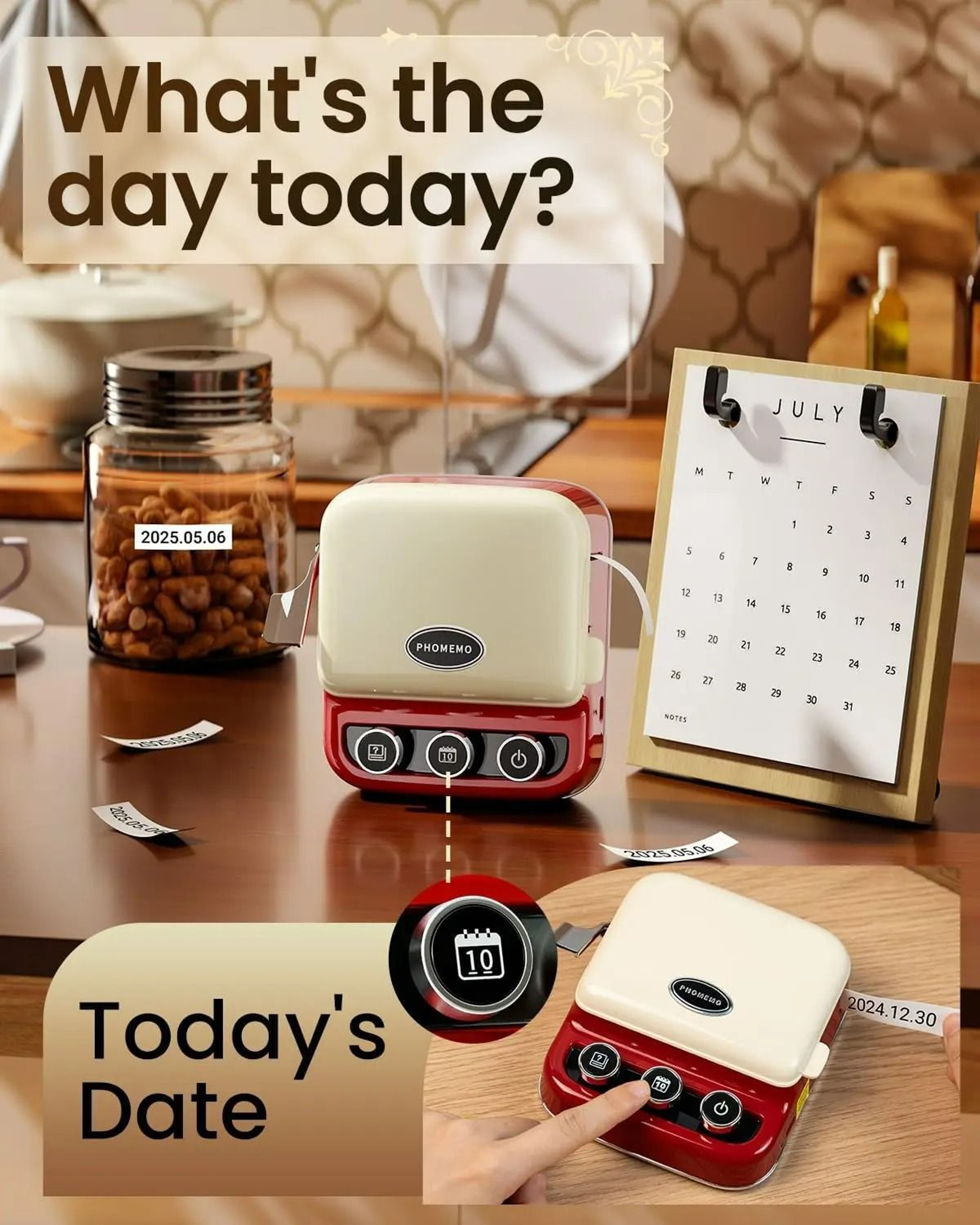 Phomemo P15 Mini Bluetooth Ribbon Label Printer 4